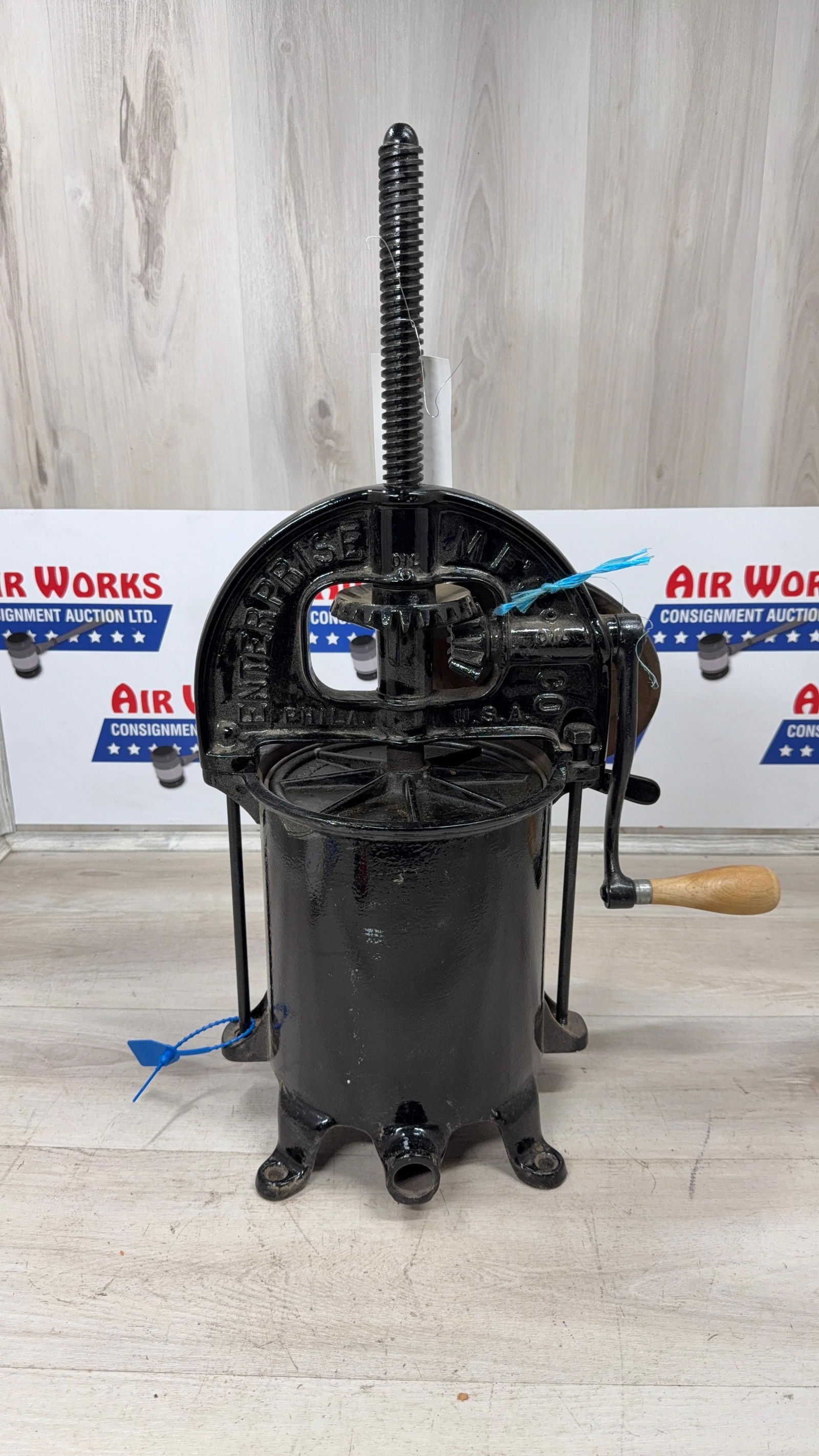 ENTERPRISE SAUSAGE STUFFER. NICE REFURBSHED: Load-out Pick up for all online purchases for Antiques & collectibles is Monday, Tuesday, Wednesday, February 23rd, 24th, 25th At our shipper's location. We do offer shipping on all items shippable wi