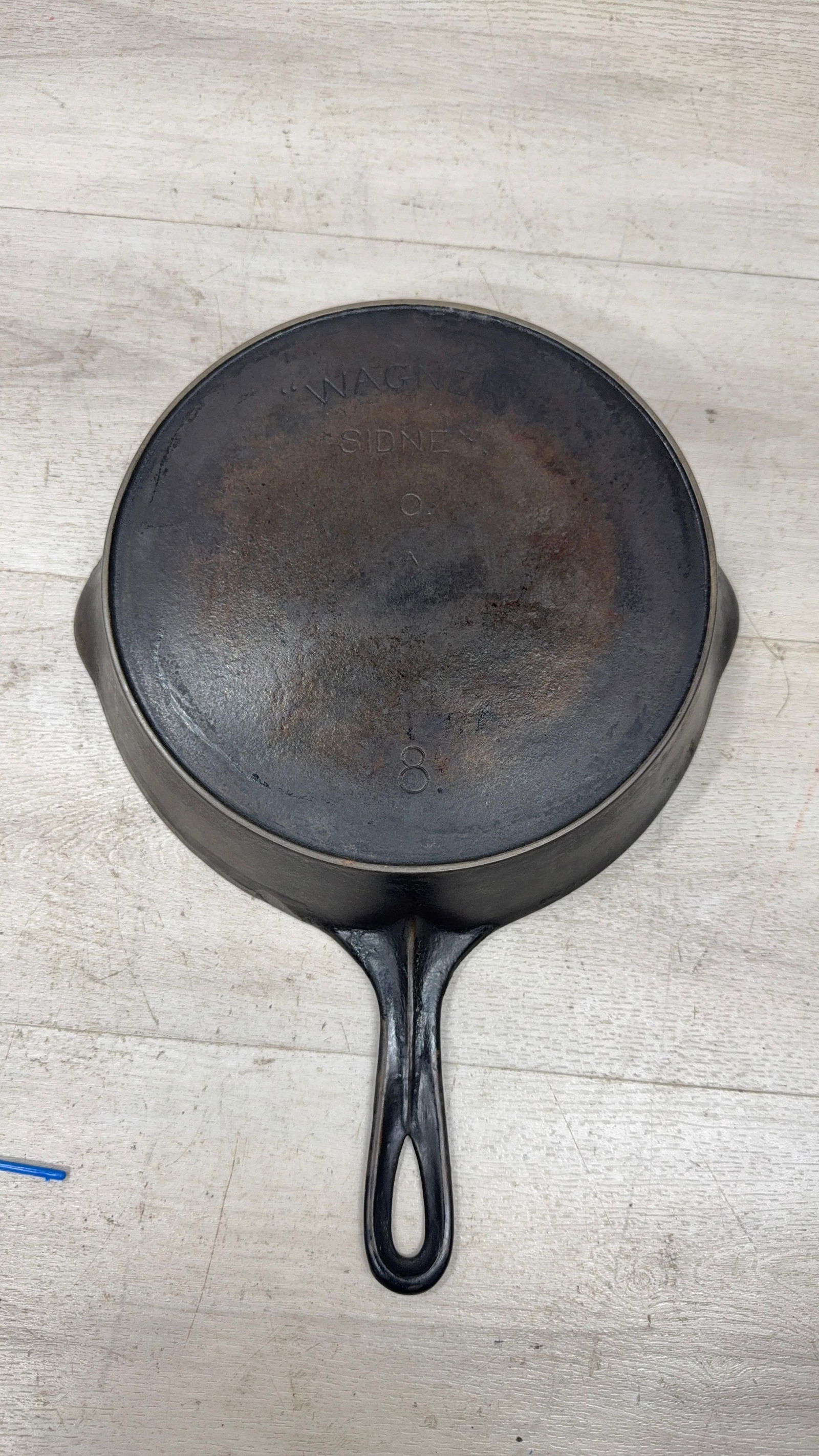 EARLY WAGNER SIDNEY NO. 8: Load-out Pick up for all online purchases for Antiques & collectibles is Monday, Tuesday, Wednesday, February 23rd, 24th, 25th At our shipper's location. We do offer shipping on all items shippable wi