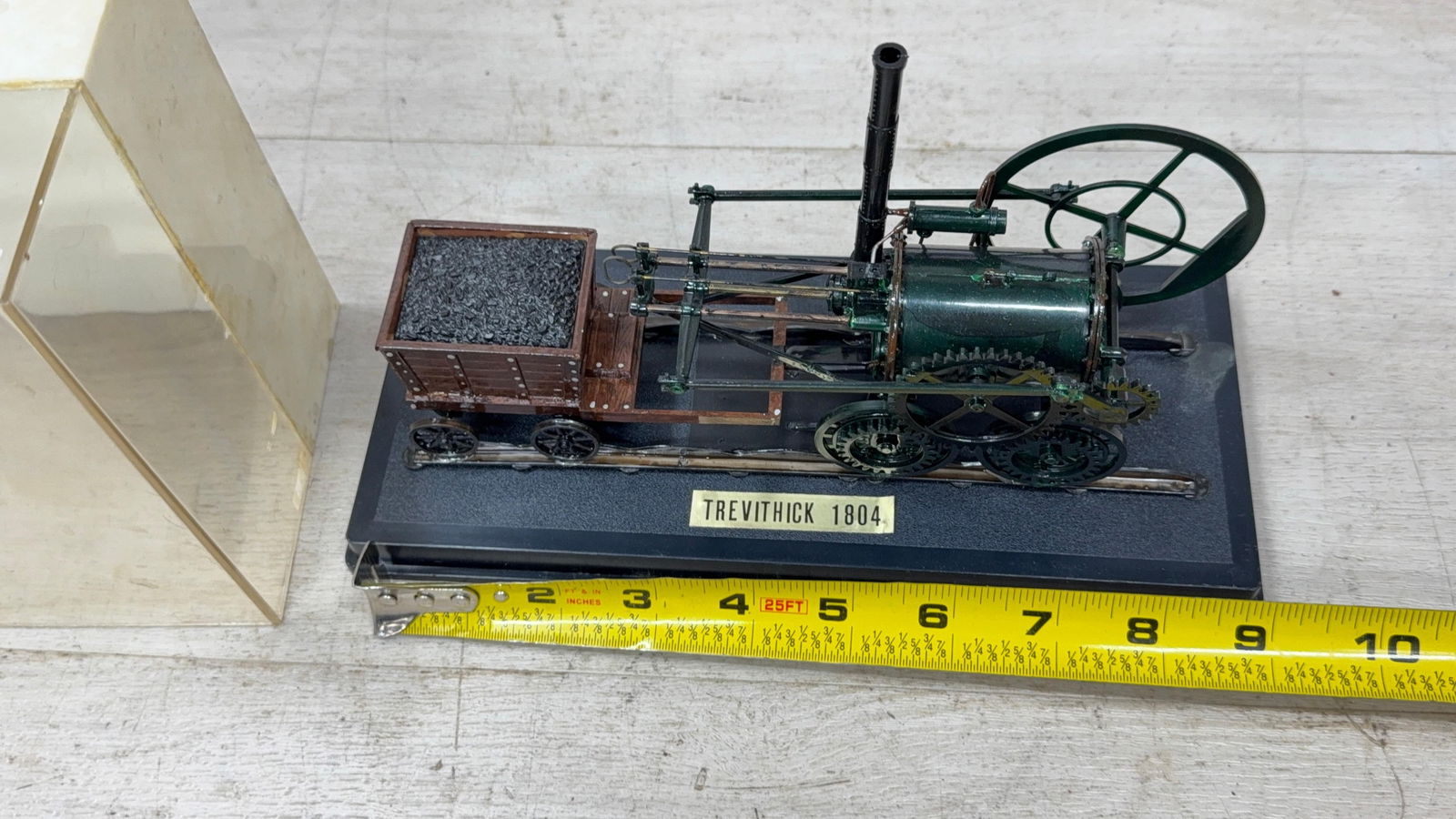 TREVITHICK STEAM ENGINE MODEL. PLASTIC - 5