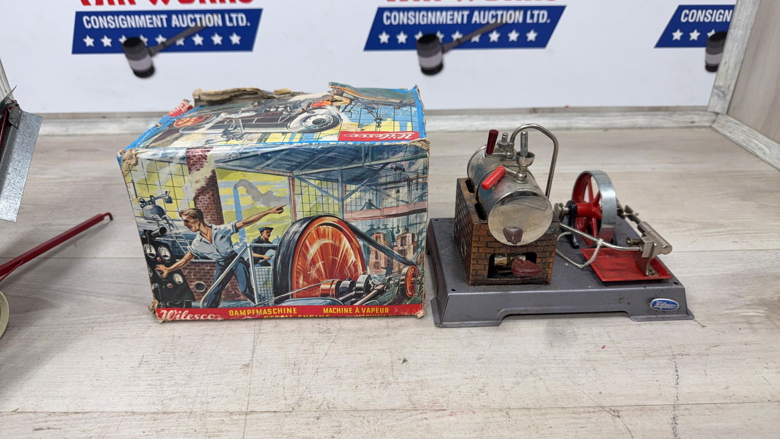 WILESCO STEAM ENGINE MODEL: Load-out Pick up for all online purchases for Antiques & collectibles is Monday, Tuesday, Wednesday, February 23rd, 24th, 25th At our shipper's location. We do offer shipping on all items shippable wi