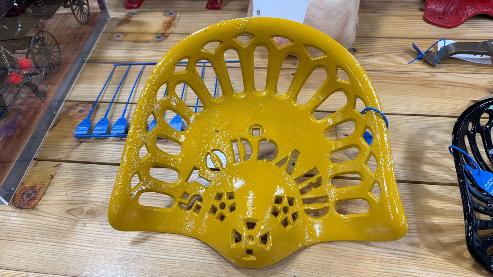 STODDARD CAST IRON SEAT: Load-out Pick up for all online purchases for Antiques & collectibles is Monday, Tuesday, Wednesday, February 23rd, 24th, 25th At our shipper's location. We do offer shipping on all items shippable wi