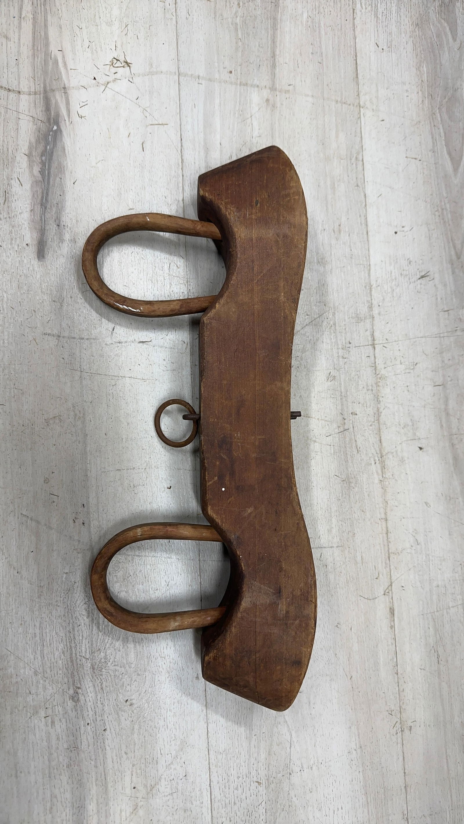 OXEN YOKE. SALESMAN SAMPLE SIZE: Load-out Pick up for all online purchases for Antiques & collectibles is Monday, Tuesday, Wednesday, February 23rd, 24th, 25th At our shipper's location. We do offer shipping on all items shippable wi