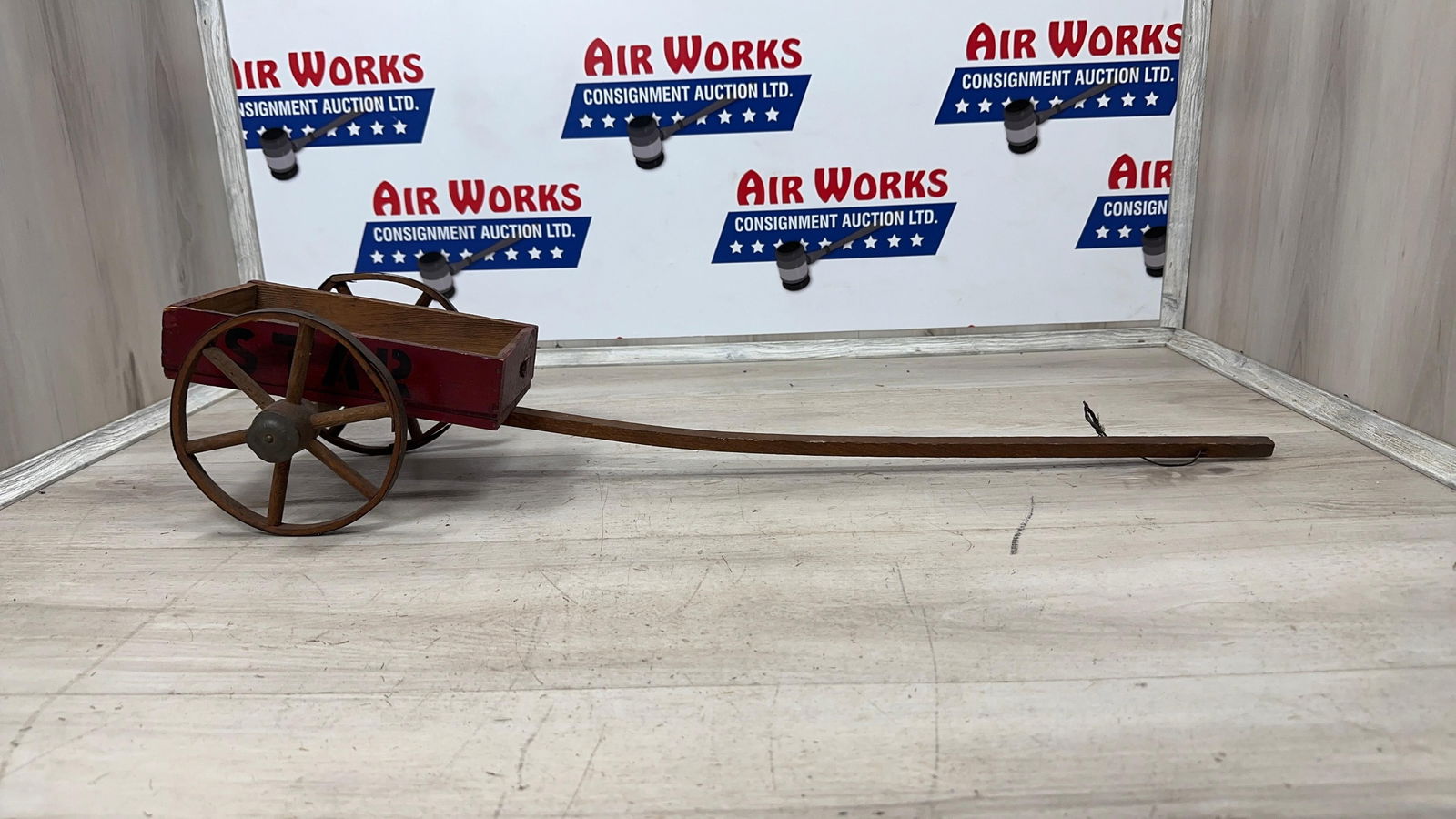 ANTIQUE MINI PULL CART: Load-out Pick up for all online purchases for Antiques & collectibles is Monday, Tuesday, Wednesday, February 23rd, 24th, 25th At our shipper's location. We do offer shipping on all items shippable wi