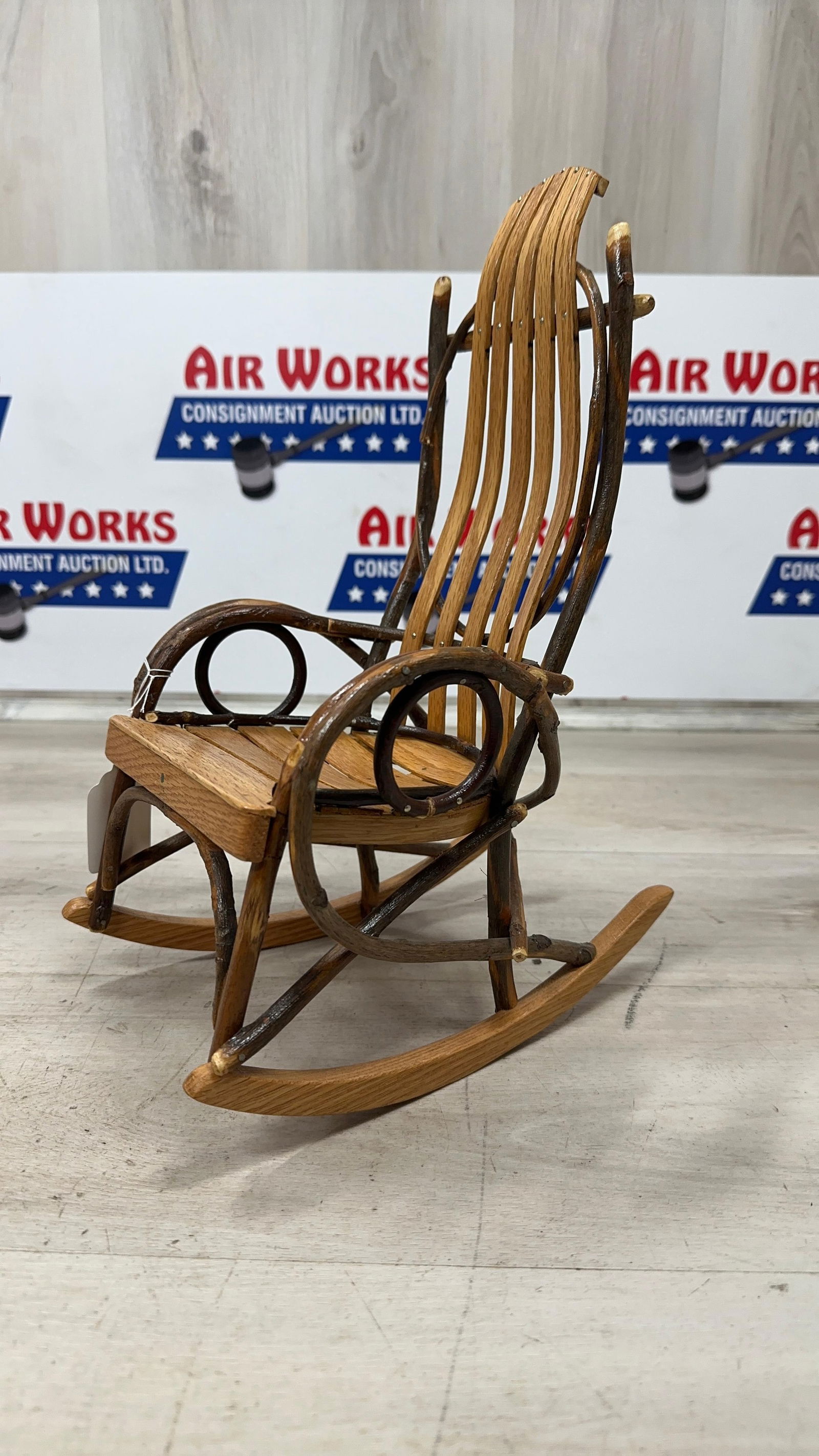 MINIATURE HICKORY ROCKER (1 of 3)