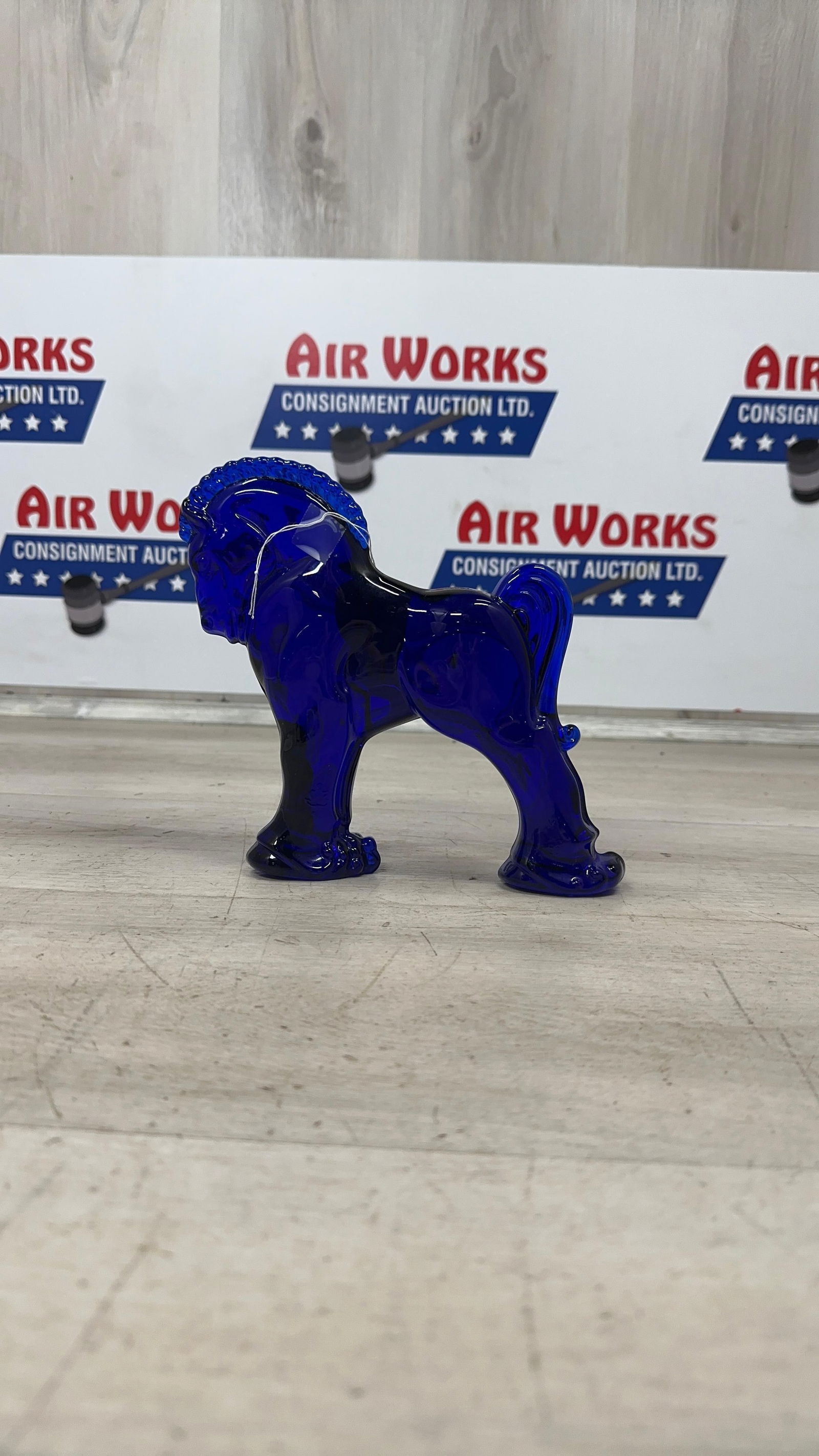 HEISEY HCA 99 MADE BY MOSSER COBALT BLUE CLYDESDALE: Load-out Pick up for all online purchases for Antiques & collectibles is Monday, Tuesday, Wednesday, February 23rd, 24th, 25th At our shipper's location. We do offer shipping on all items shippable wi