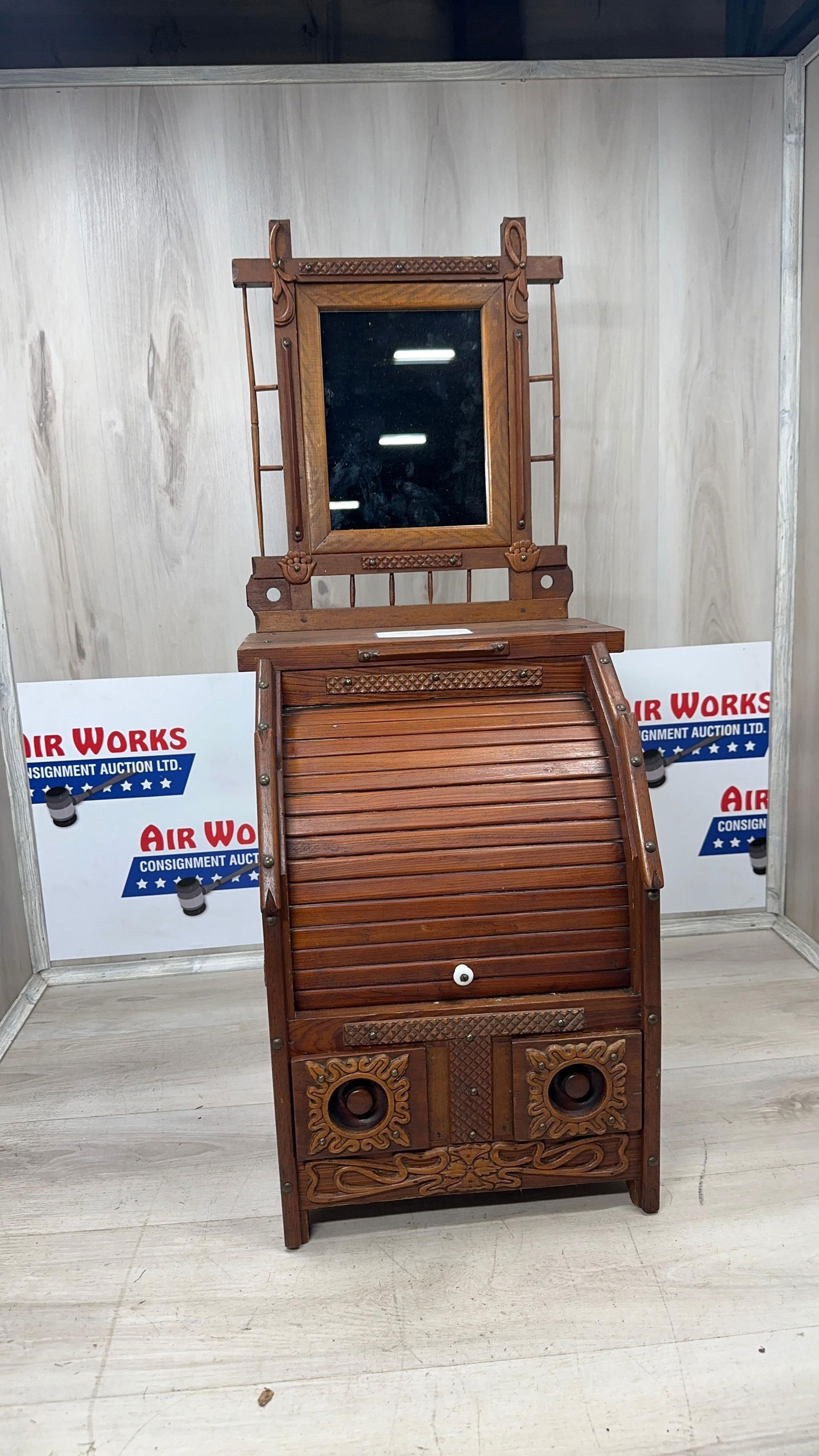 ROLLTOP DRESSING CABINET SALESMAN SAMPLE (1 of 6)