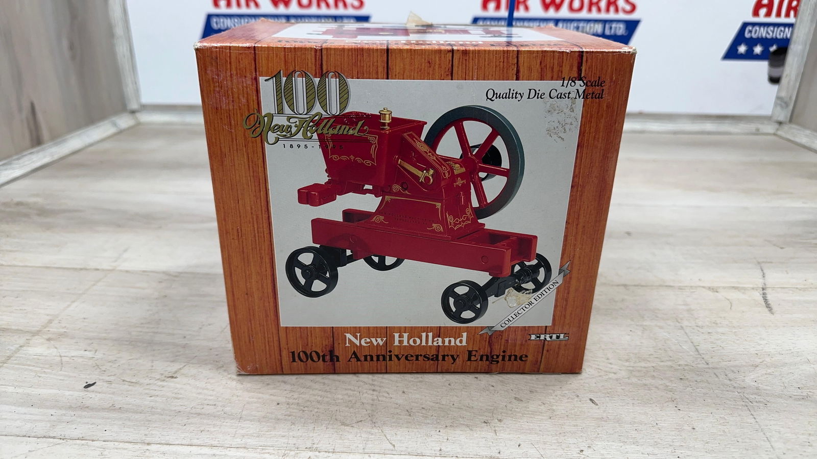 ERTL 1/8TH SCALE NEW HOLLAND HIT-N-MISS: Load-out Pick up for all online purchases for Antiques & collectibles is Monday, Tuesday, Wednesday, February 23rd, 24th, 25th At our shipper's location. We do offer shipping on all items shippable wi