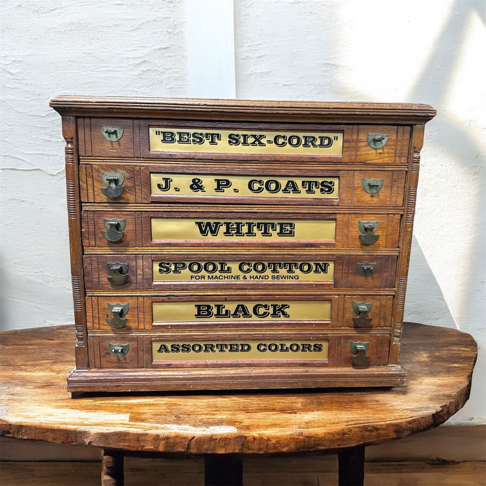 J. & P. COATS ORIGINAL SPOOL CABINET (1 of 14)