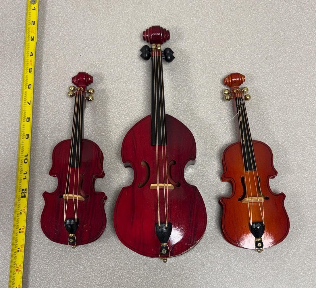3- Miniature Stringed Instruments: Load-out Pick up for all online purchases for Antiques & collectibles is Monday, Tuesday, Wednesday, February 23rd, 24th, 25th At our shipper's location. We do offer shipping on all items shippable wi