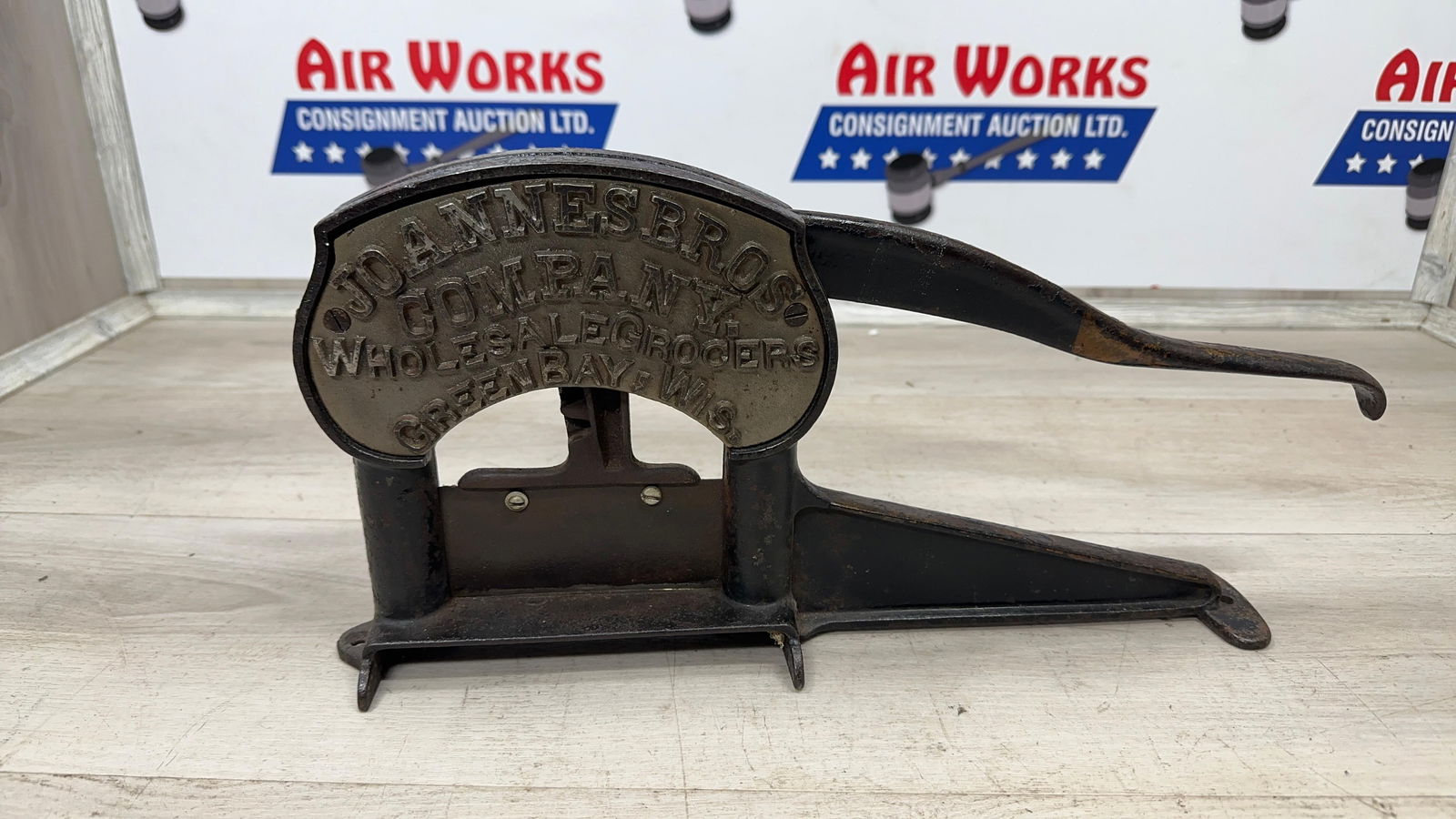ANTIQUE TOBACCO CUTTER: Load-out Pick up for all online purchases for Antiques & collectibles is Monday, Tuesday, Wednesday, February 23rd, 24th, 25th At our shipper's location. We do offer shipping on all items shippable wi