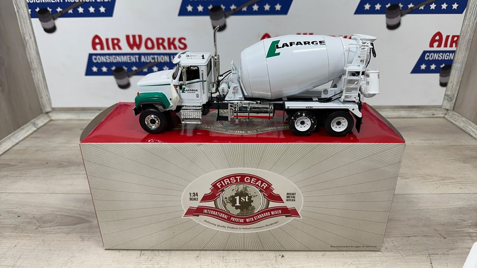 NEXT GEAR MACK CEMENT TRUCK. 1/34 SCALE: Load-out Pick up for all online purchases for Antiques & collectibles is Monday, Tuesday, Wednesday, February 23rd, 24th, 25th At our shipper's location. We do offer shipping on all items shippable wi