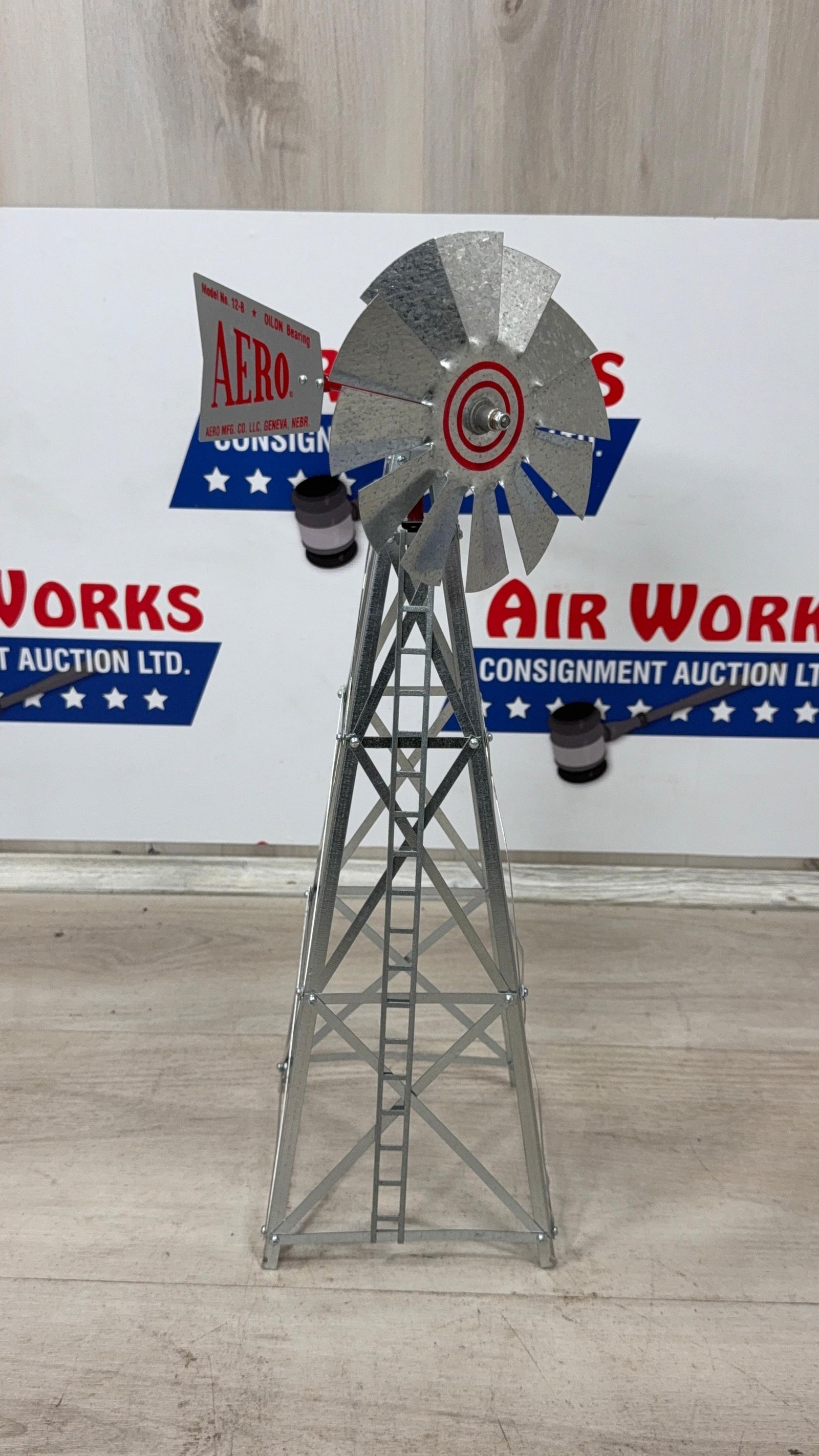 MODEL WINDMILL. "AERO": Load-out Pick up for all online purchases for Antiques & collectibles is Monday, Tuesday, Wednesday, February 23rd, 24th, 25th At our shipper's location. We do offer shipping on all items shippable wi