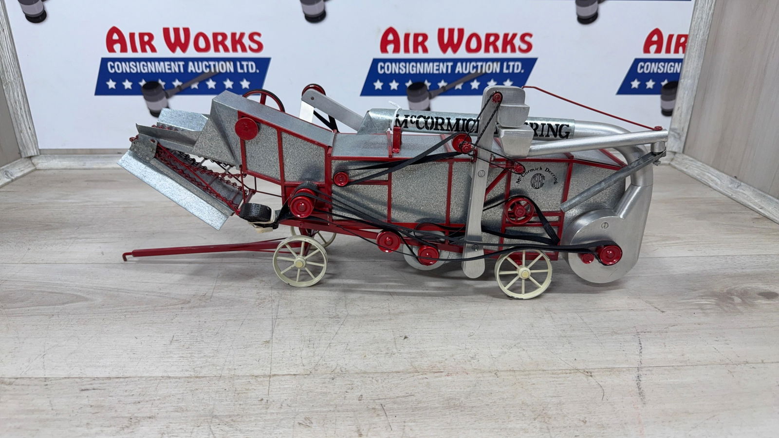 MC DEERING THRASHING MACHINE MODEL: Load-out Pick up for all online purchases for Antiques & collectibles is Monday, Tuesday, Wednesday, February 23rd, 24th, 25th At our shipper's location. We do offer shipping on all items shippable wi