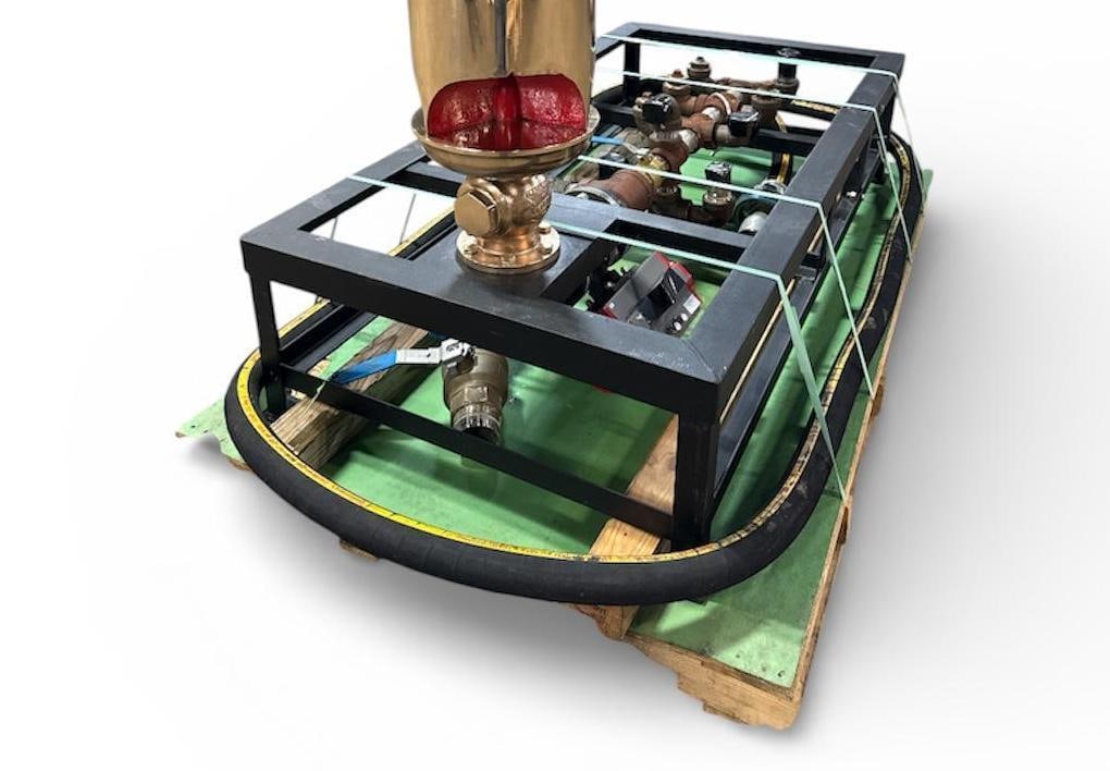 Custom Frame mounted whistle manifold system (1 of 9)