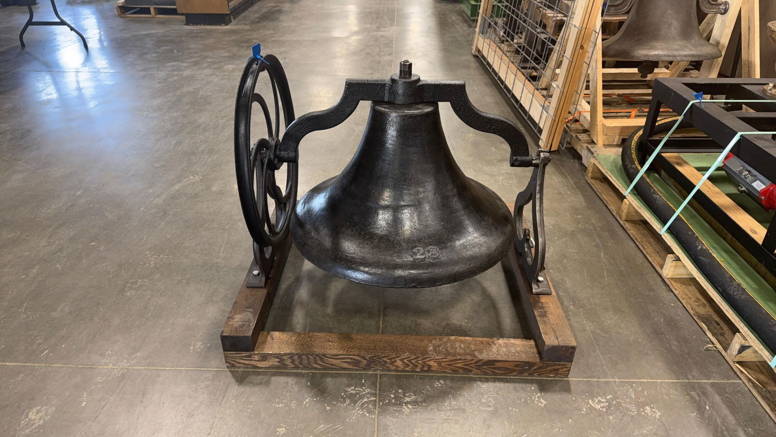 ANTIQUE CAST BELL APPRX. 32" (1 of 12)