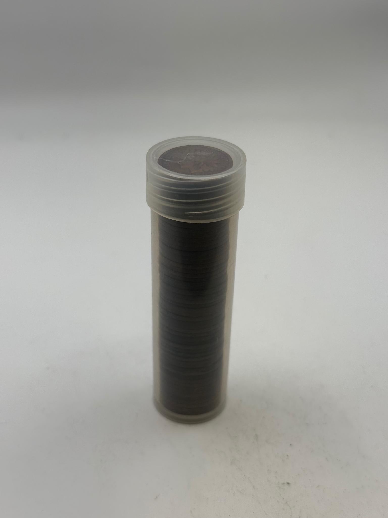 Tube of Indianhead Cents, appears to be all 1907 (1 of 2)