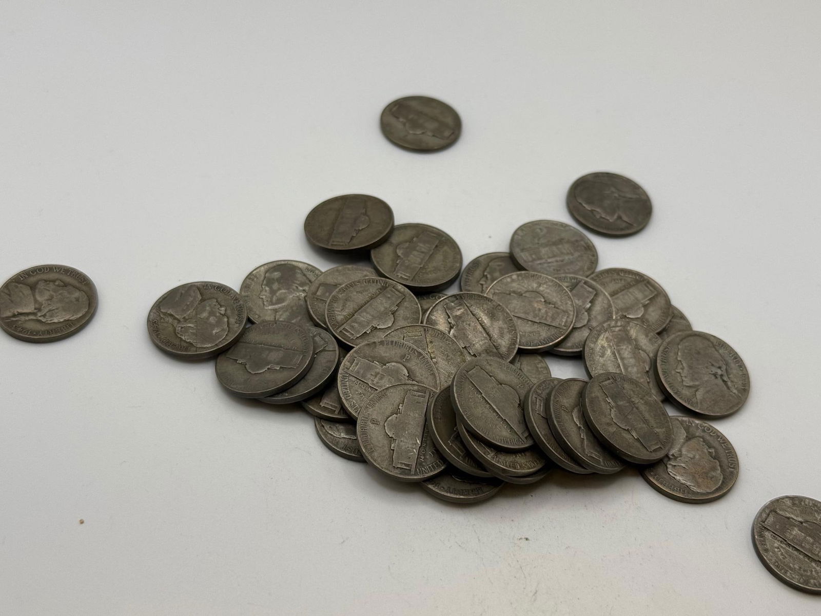 Tube of 40 35% Silver War Nickels: IMPORTANT, WE ONLY ACCEPT CREDIT CARDS UP TO $500 FOR ONLINE COIN PURCHASES. YOU CAN PAY ACH THROUGH PROXIBID, OR YOU CAN SEND A WIRE OR CERTIFIED CHECK. WE WILL HOLD ALL SHIPPING OF COINS FOR 10 DAYS