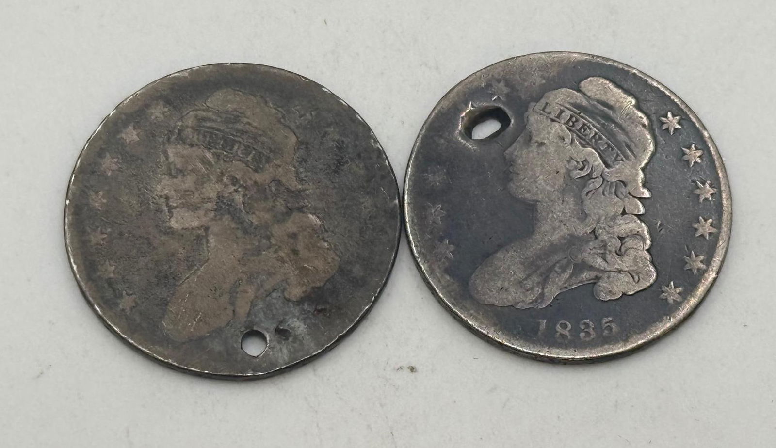 1835 and NO DATE Bust Half Dollars (1 of 2)