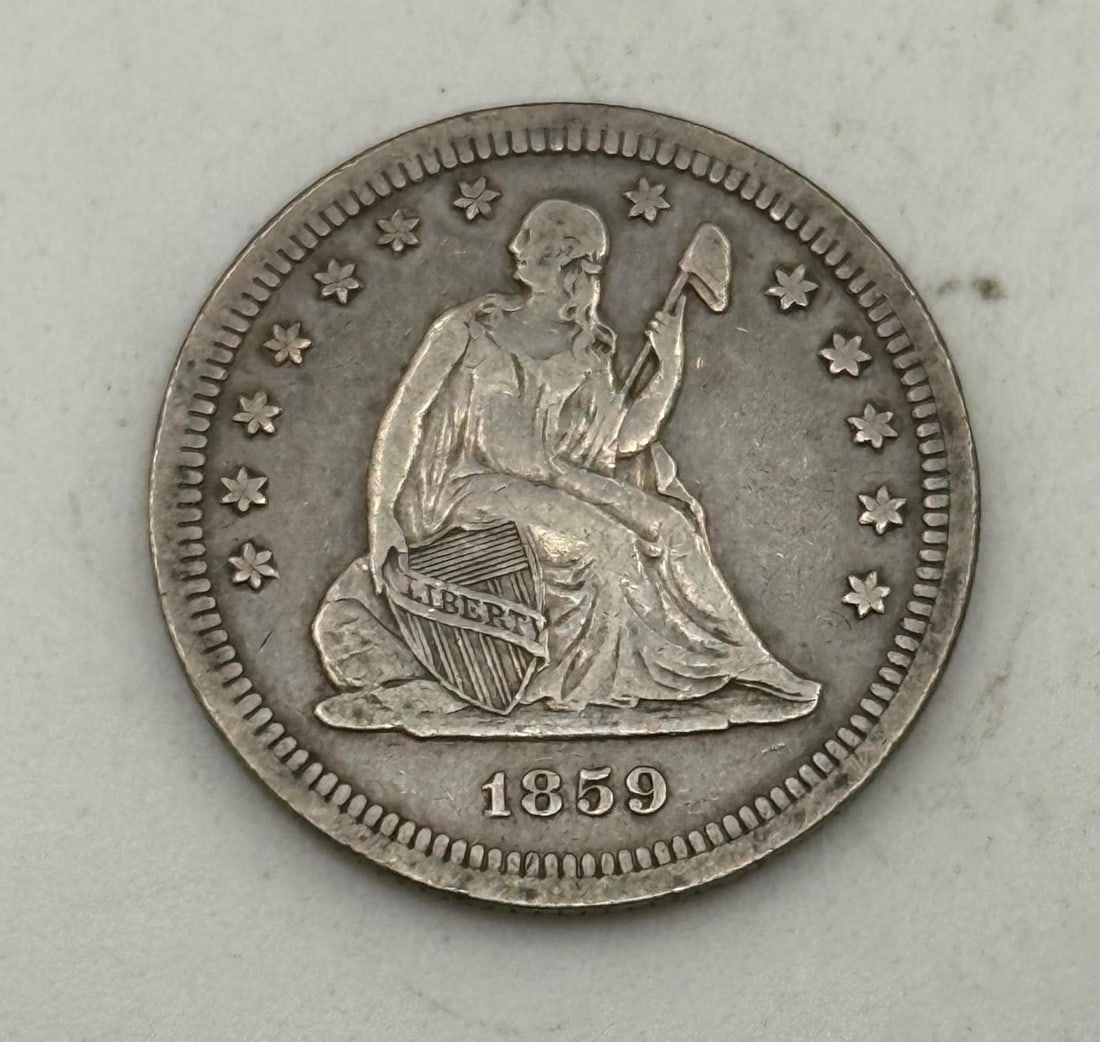 1859 Seated Liberty Quarter (1 of 2)