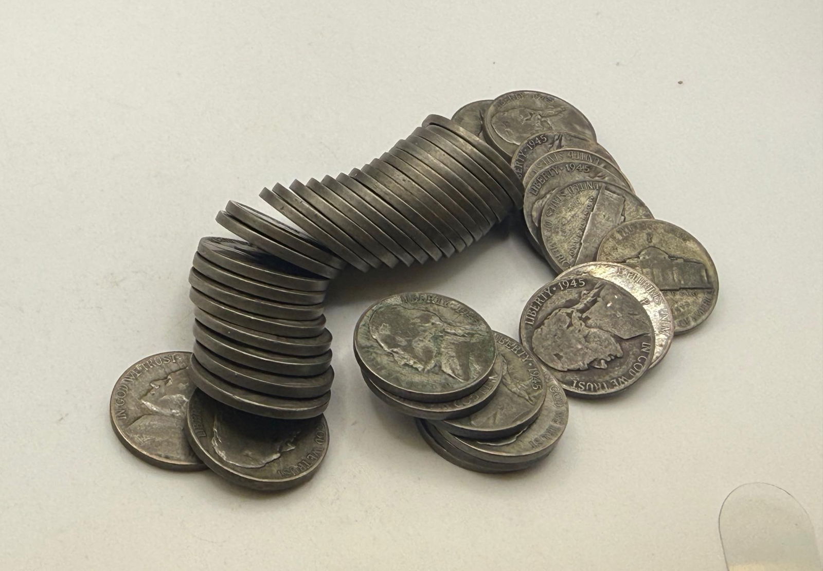 Tube of 40 35% Silver War Nickels: IMPORTANT, WE ONLY ACCEPT CREDIT CARDS UP TO $500 FOR ONLINE COIN PURCHASES. YOU CAN PAY ACH THROUGH PROXIBID, OR YOU CAN SEND A WIRE OR CERTIFIED CHECK. WE WILL HOLD ALL SHIPPING OF COINS FOR 10 DAYS