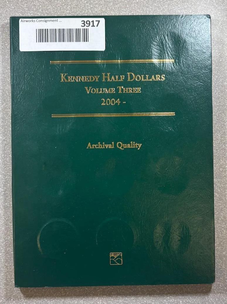 Kennedy Half Dollars Coin Album, Volume Three, 2004 Onward, 36 Slots (1 of 4)