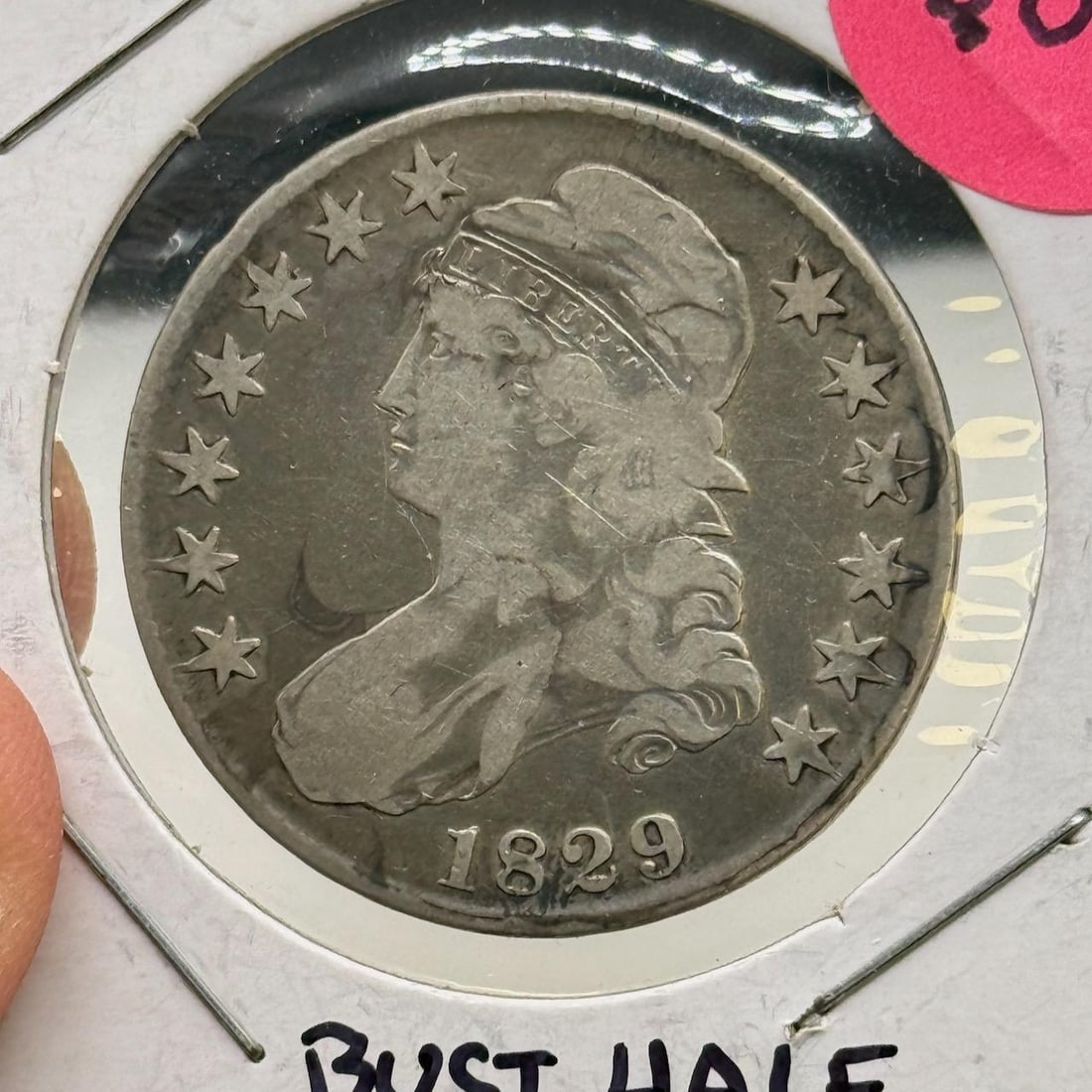 1829 U.S. Capped Bust Half Dollar Coin, Silver, 50 Cents: IMPORTANT, WE ONLY ACCEPT CREDIT CARDS UP TO $500 FOR ONLINE COIN PURCHASES. YOU CAN PAY ACH THROUGH PROXIBID, OR YOU CAN SEND A WIRE OR CERTIFIED CHECK. WE WILL HOLD ALL SHIPPING OF COINS FOR 10 DAYS