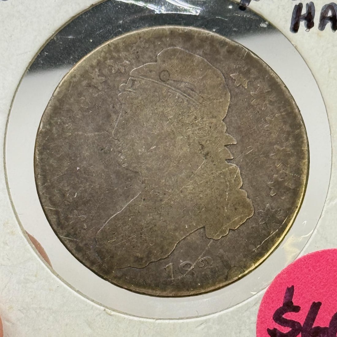 1831 U.S. Capped Bust Half Dollar Coin, Silver, 50 Cents: IMPORTANT, WE ONLY ACCEPT CREDIT CARDS UP TO $500 FOR ONLINE COIN PURCHASES. YOU CAN PAY ACH THROUGH PROXIBID, OR YOU CAN SEND A WIRE OR CERTIFIED CHECK. WE WILL HOLD ALL SHIPPING OF COINS FOR 10 DAYS