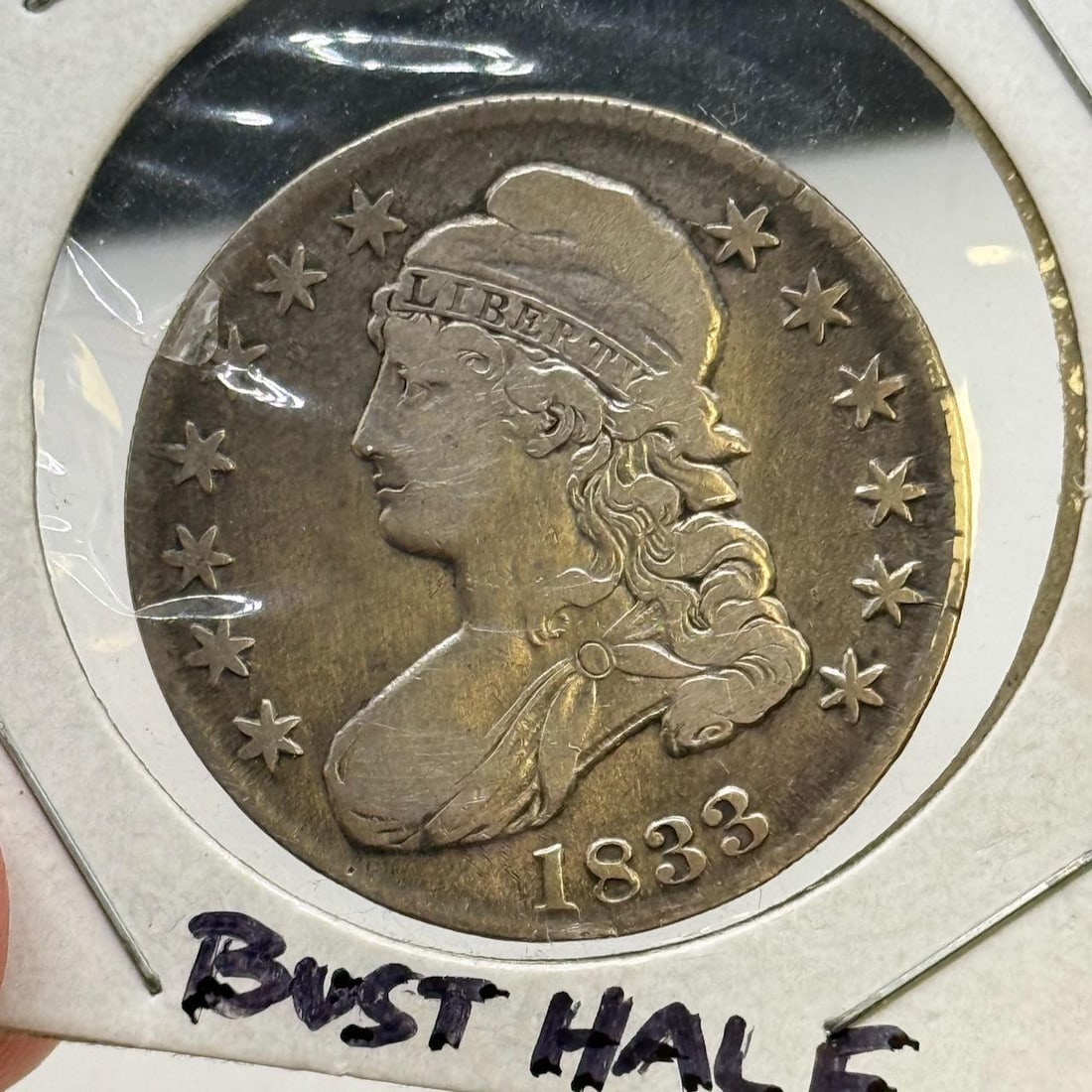 1833 U.S. Capped Bust Half Dollar Coin, Silver, 50 Cents: IMPORTANT, WE ONLY ACCEPT CREDIT CARDS UP TO $500 FOR ONLINE COIN PURCHASES. YOU CAN PAY ACH THROUGH PROXIBID, OR YOU CAN SEND A WIRE OR CERTIFIED CHECK. WE WILL HOLD ALL SHIPPING OF COINS FOR 10 DAYS
