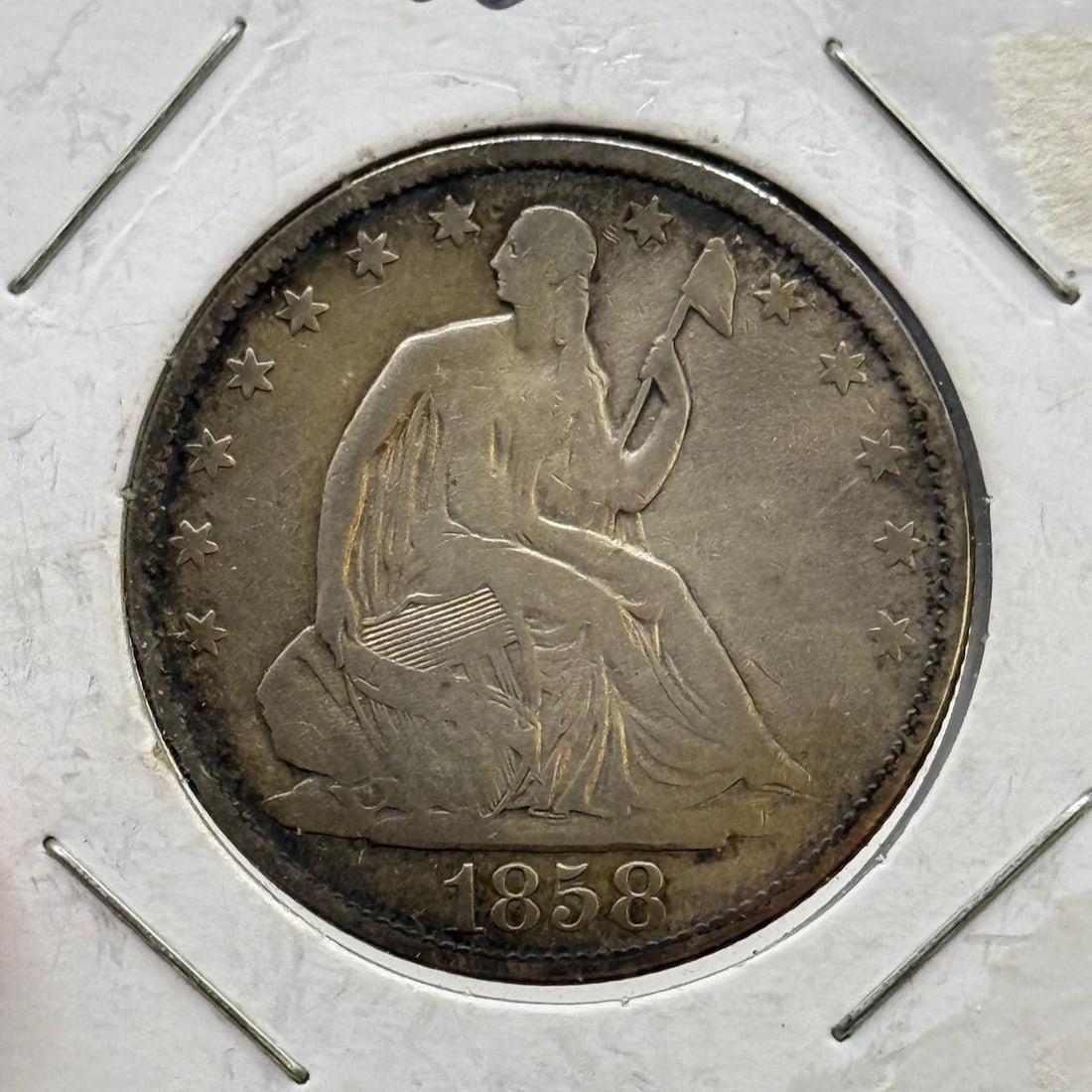 1850-O Seated Liberty Half Dollar, U.S. Mint: IMPORTANT, WE ONLY ACCEPT CREDIT CARDS UP TO $500 FOR ONLINE COIN PURCHASES. YOU CAN PAY ACH THROUGH PROXIBID, OR YOU CAN SEND A WIRE OR CERTIFIED CHECK. WE WILL HOLD ALL SHIPPING OF COINS FOR 10 DAYS