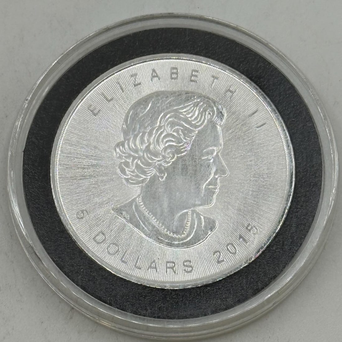 2015 Canada Silver Maple Leaf Coin, 1 oz, $5 Face Value, .999 fine silver (1 of 2)