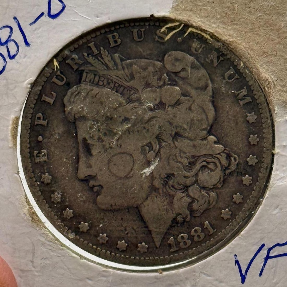 1881-O Morgan Dollar Coin, United States, 90% Silver: IMPORTANT, WE ONLY ACCEPT CREDIT CARDS UP TO $500 FOR ONLINE COIN PURCHASES. YOU CAN PAY ACH THROUGH PROXIBID, OR YOU CAN SEND A WIRE OR CERTIFIED CHECK. WE WILL HOLD ALL SHIPPING OF COINS FOR 10 DAYS