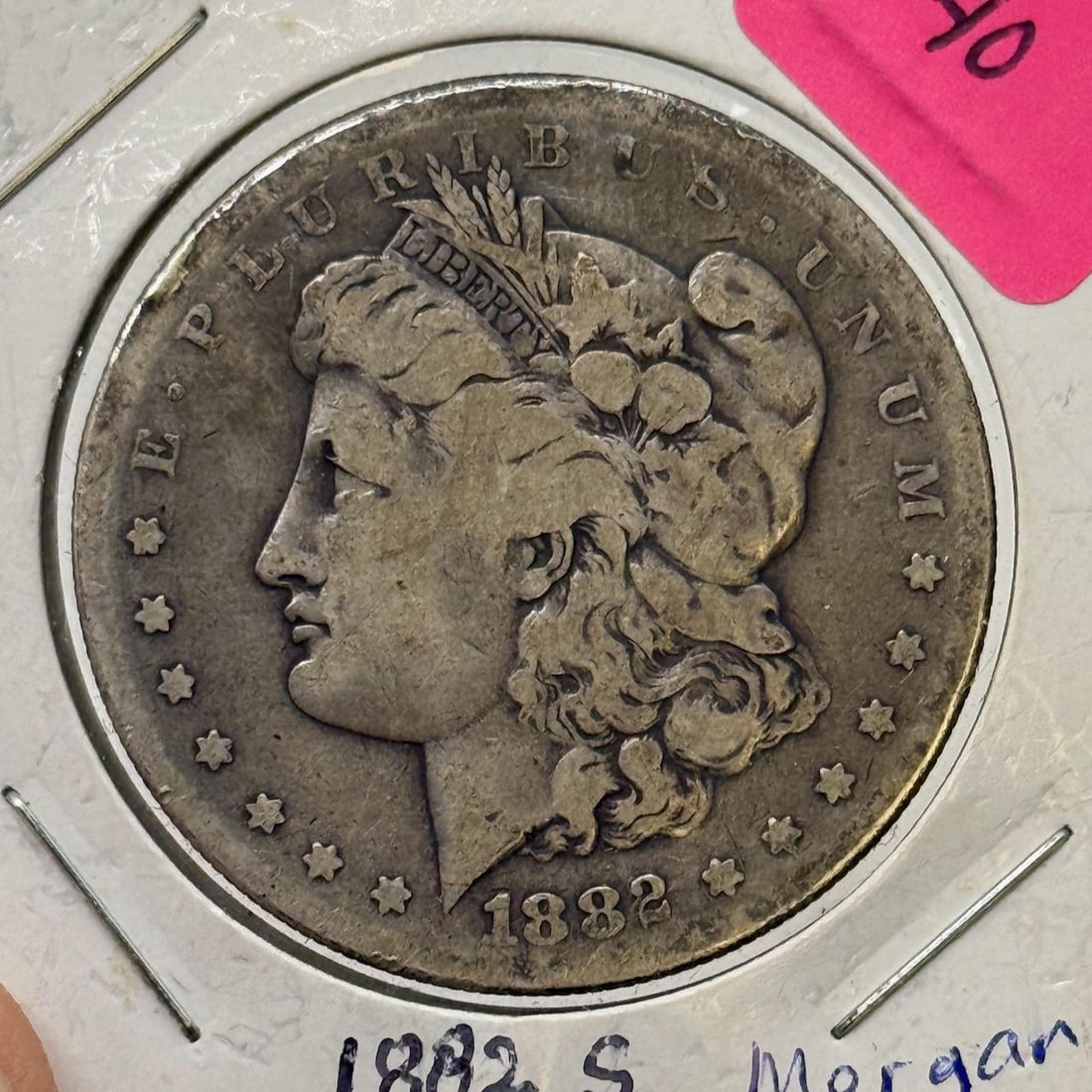 1882-S Morgan Dollar Coin, United States, 90% Silver: IMPORTANT, WE ONLY ACCEPT CREDIT CARDS UP TO $500 FOR ONLINE COIN PURCHASES. YOU CAN PAY ACH THROUGH PROXIBID, OR YOU CAN SEND A WIRE OR CERTIFIED CHECK. WE WILL HOLD ALL SHIPPING OF COINS FOR 10 DAYS