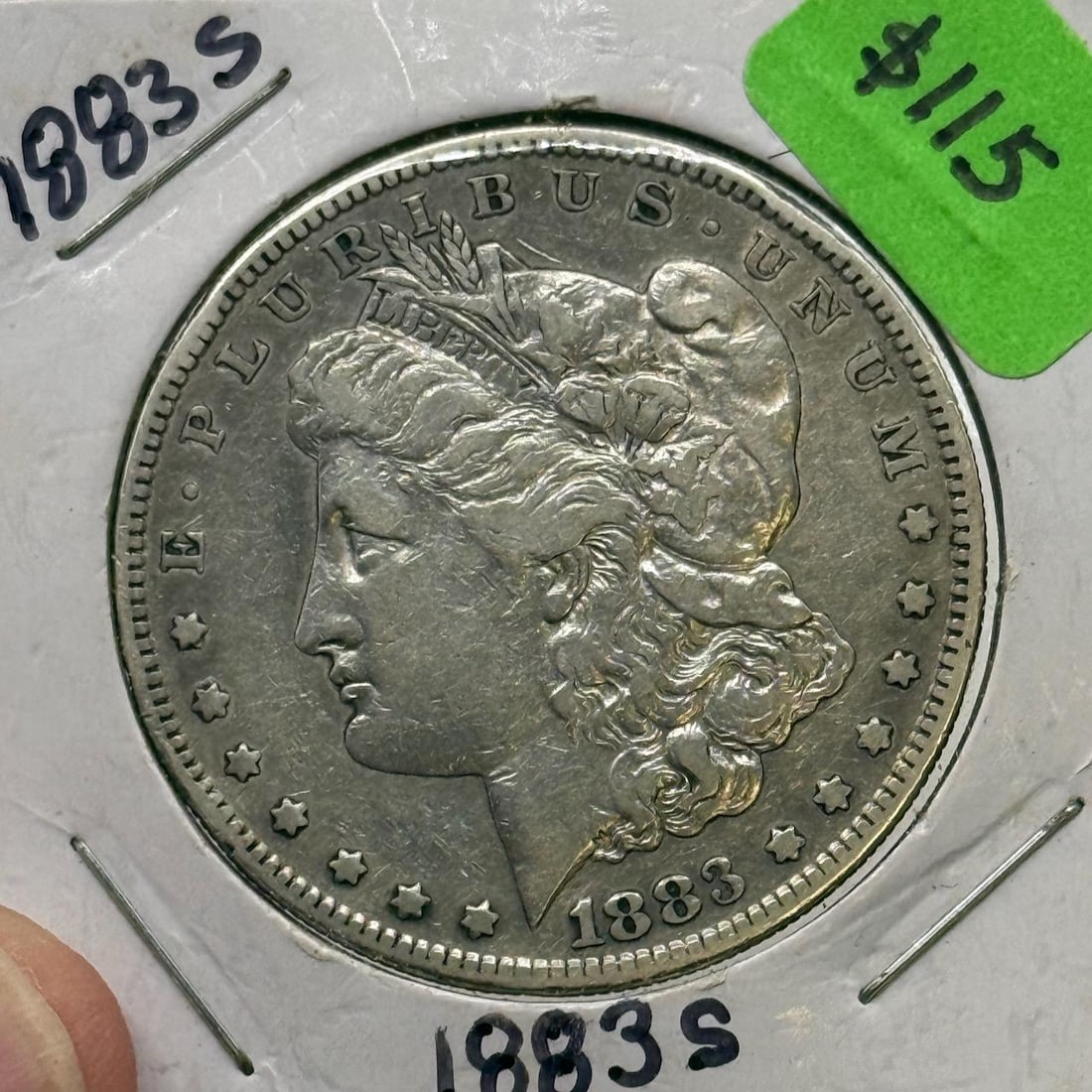 1883-S Morgan Dollar Coin, United States, 90% Silver (1 of 2)