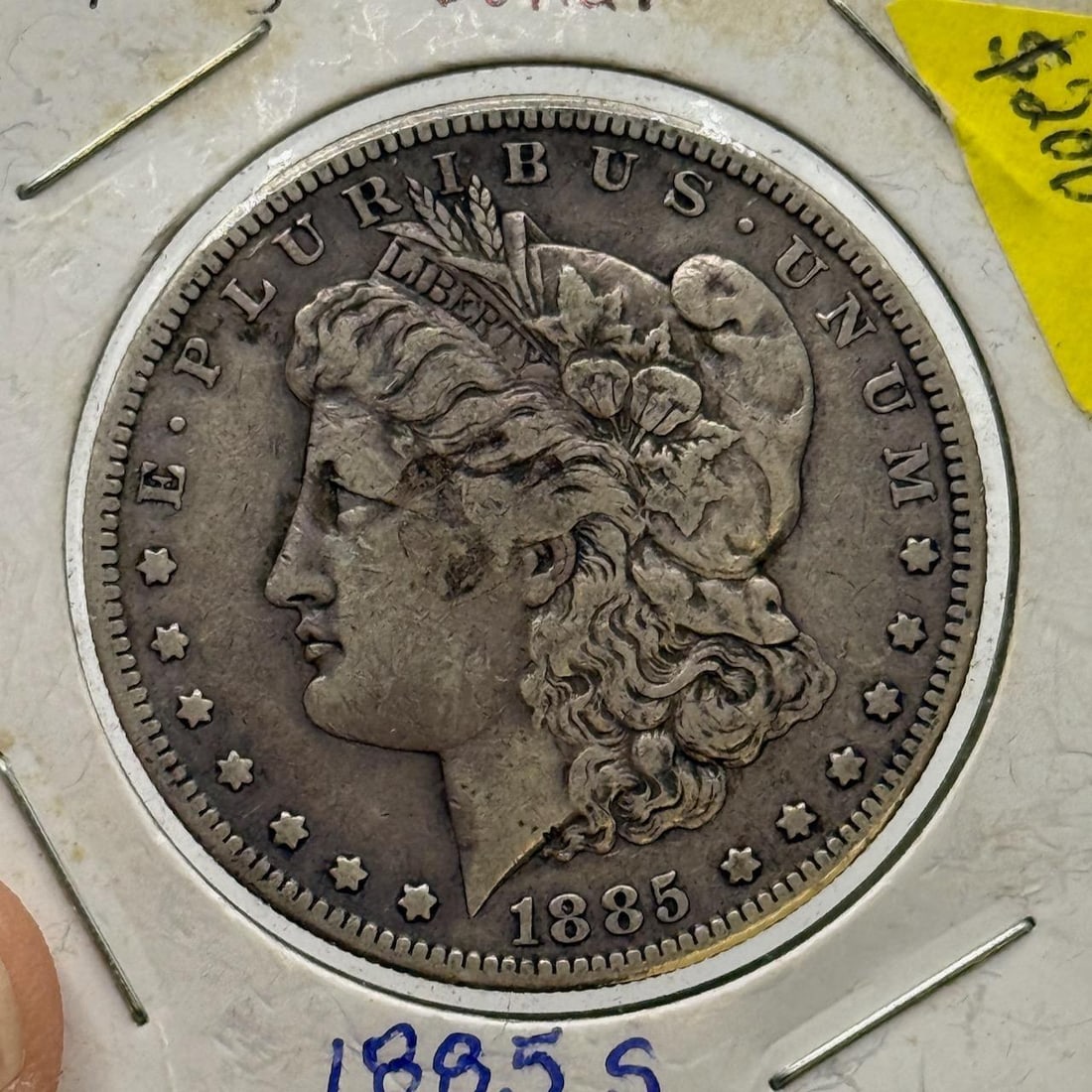 1885-S Morgan Dollar Coin, United States, 90% Silver: IMPORTANT, WE ONLY ACCEPT CREDIT CARDS UP TO $500 FOR ONLINE COIN PURCHASES. YOU CAN PAY ACH THROUGH PROXIBID, OR YOU CAN SEND A WIRE OR CERTIFIED CHECK. WE WILL HOLD ALL SHIPPING OF COINS FOR 10 DAYS
