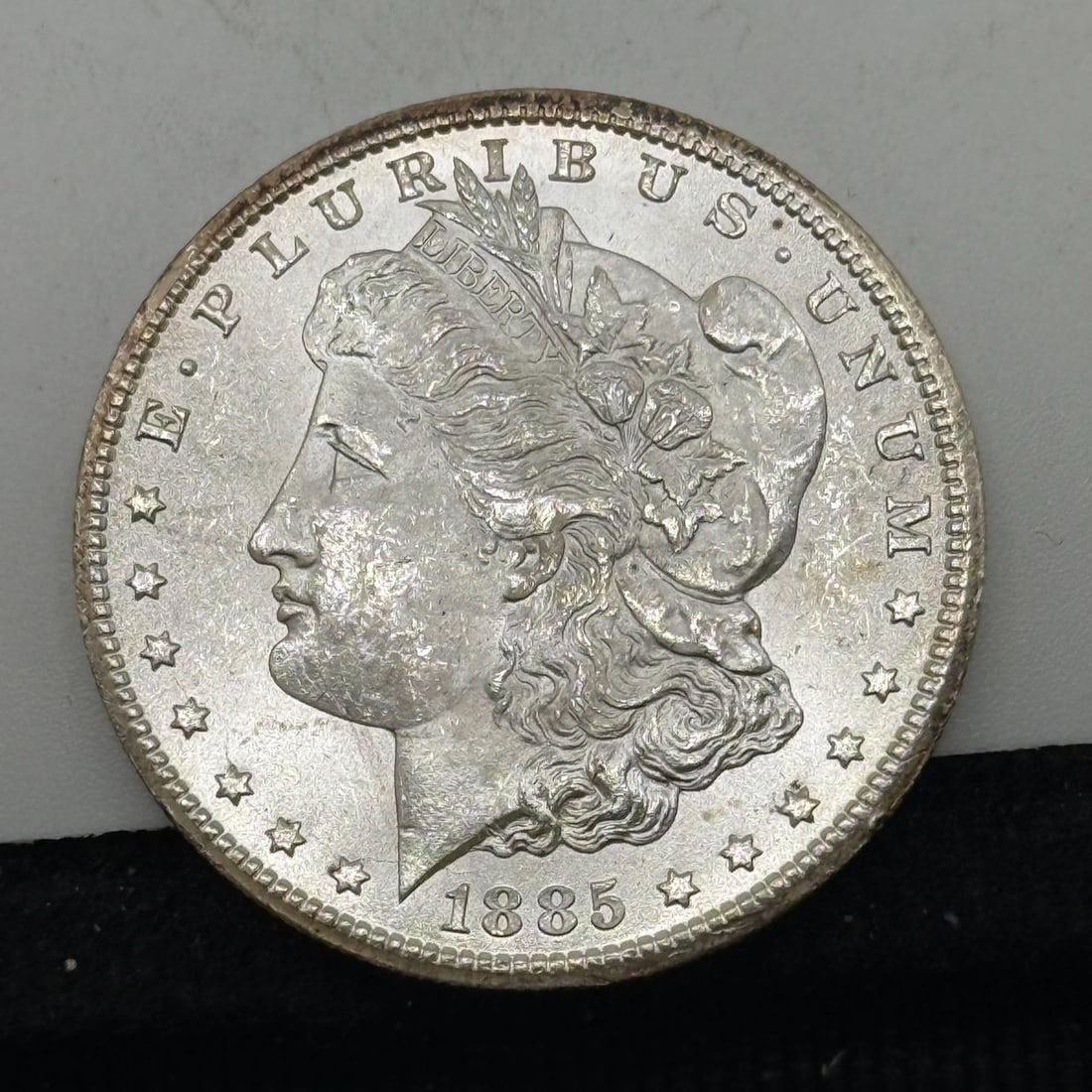 1885-CC Morgan Dollar Coin, United States, 90% Silver (1 of 2)