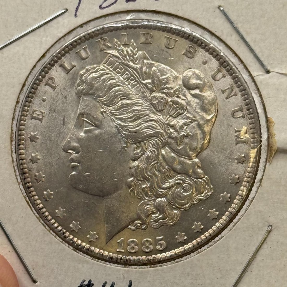 1885 Morgan Dollar Coin, United States, 90% Silver (1 of 2)