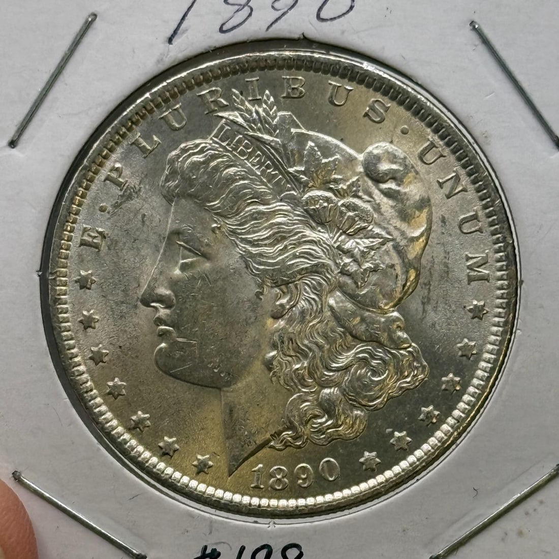 1890 Morgan Dollar Coin, United States, 90% Silver (1 of 2)