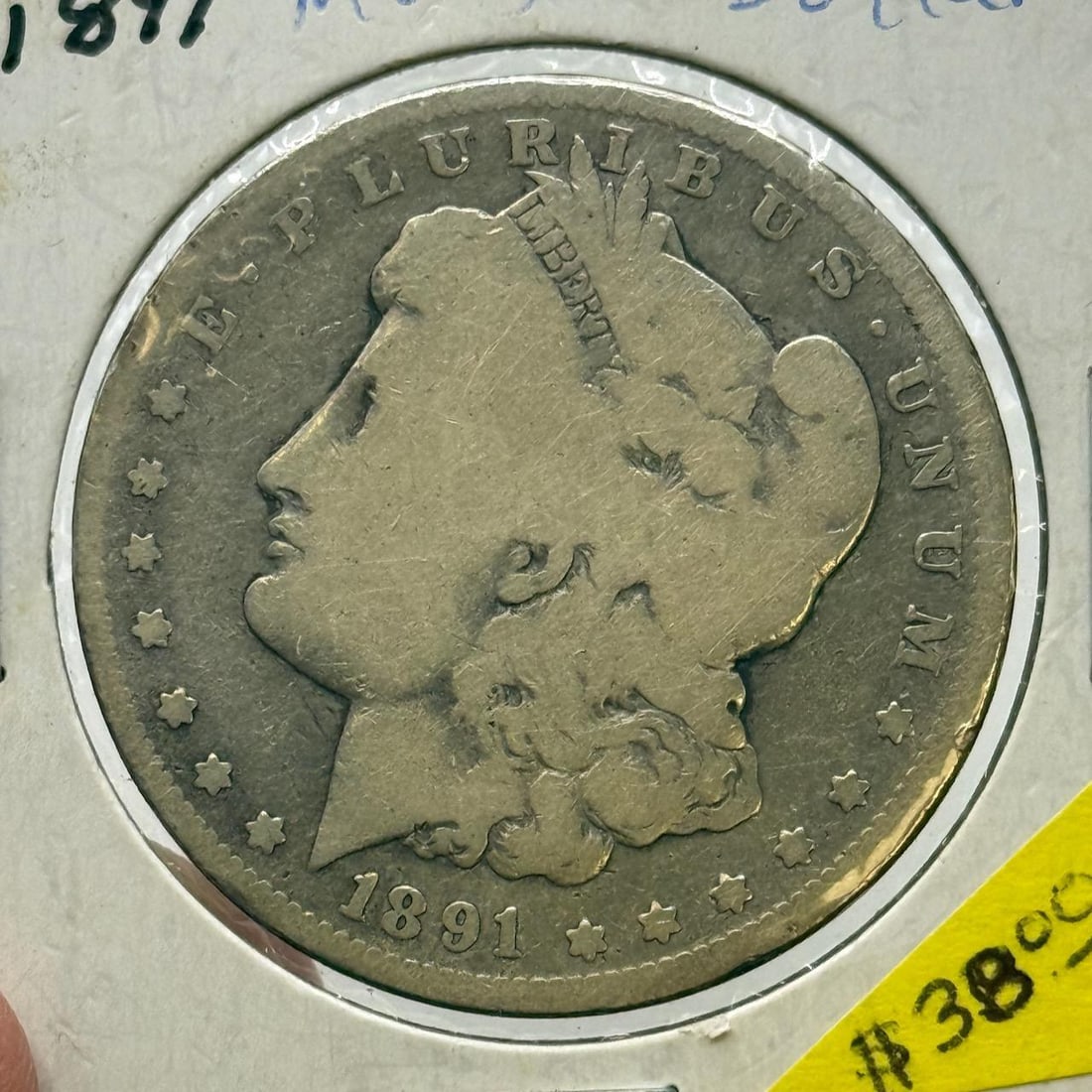 1891 Morgan Dollar Coin, United States, 90% Silver: IMPORTANT, WE ONLY ACCEPT CREDIT CARDS UP TO $500 FOR ONLINE COIN PURCHASES. YOU CAN PAY ACH THROUGH PROXIBID, OR YOU CAN SEND A WIRE OR CERTIFIED CHECK. WE WILL HOLD ALL SHIPPING OF COINS FOR 10 DAYS