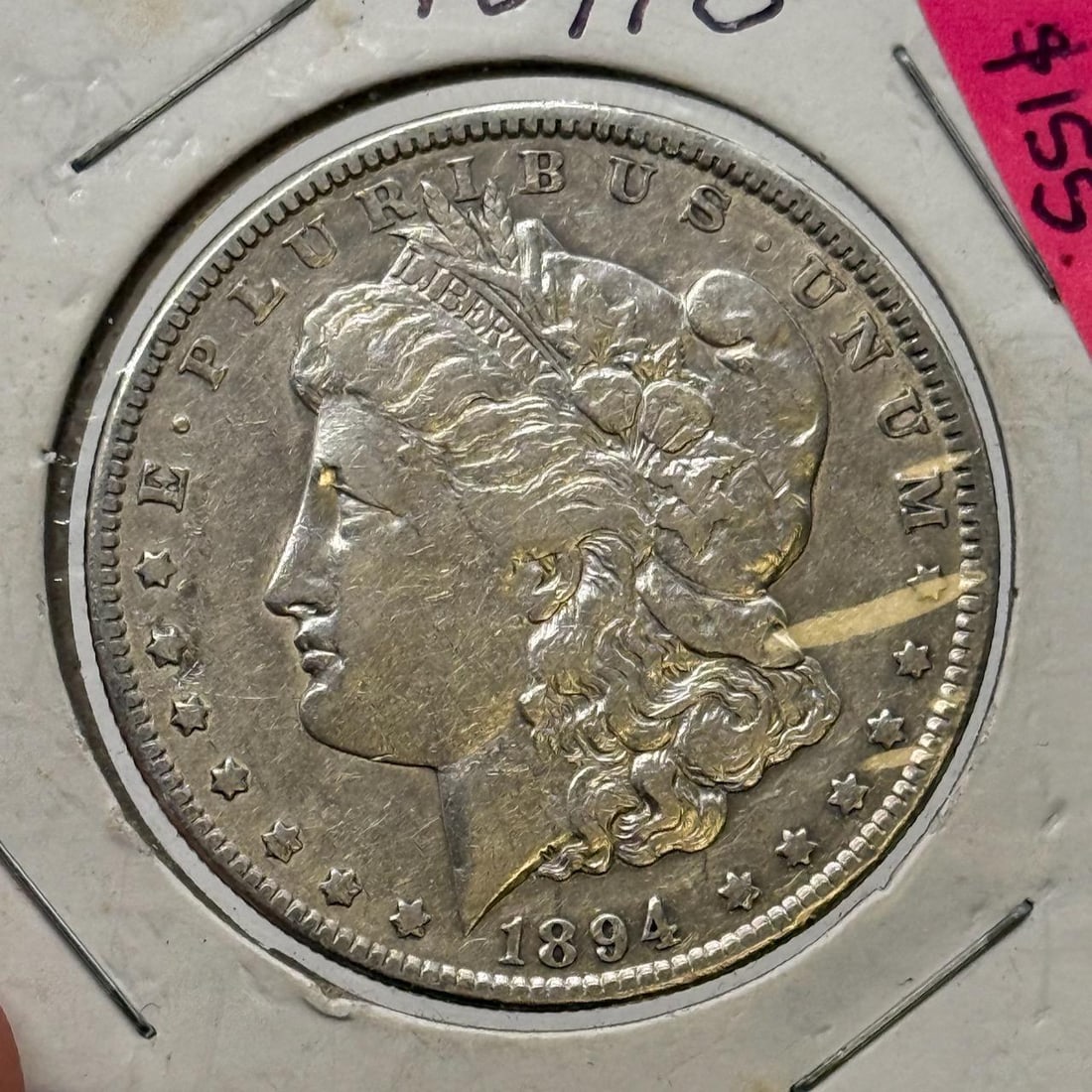 1894-O Morgan Dollar Coin, United States, 90% Silver: IMPORTANT, WE ONLY ACCEPT CREDIT CARDS UP TO $500 FOR ONLINE COIN PURCHASES. YOU CAN PAY ACH THROUGH PROXIBID, OR YOU CAN SEND A WIRE OR CERTIFIED CHECK. WE WILL HOLD ALL SHIPPING OF COINS FOR 10 DAYS