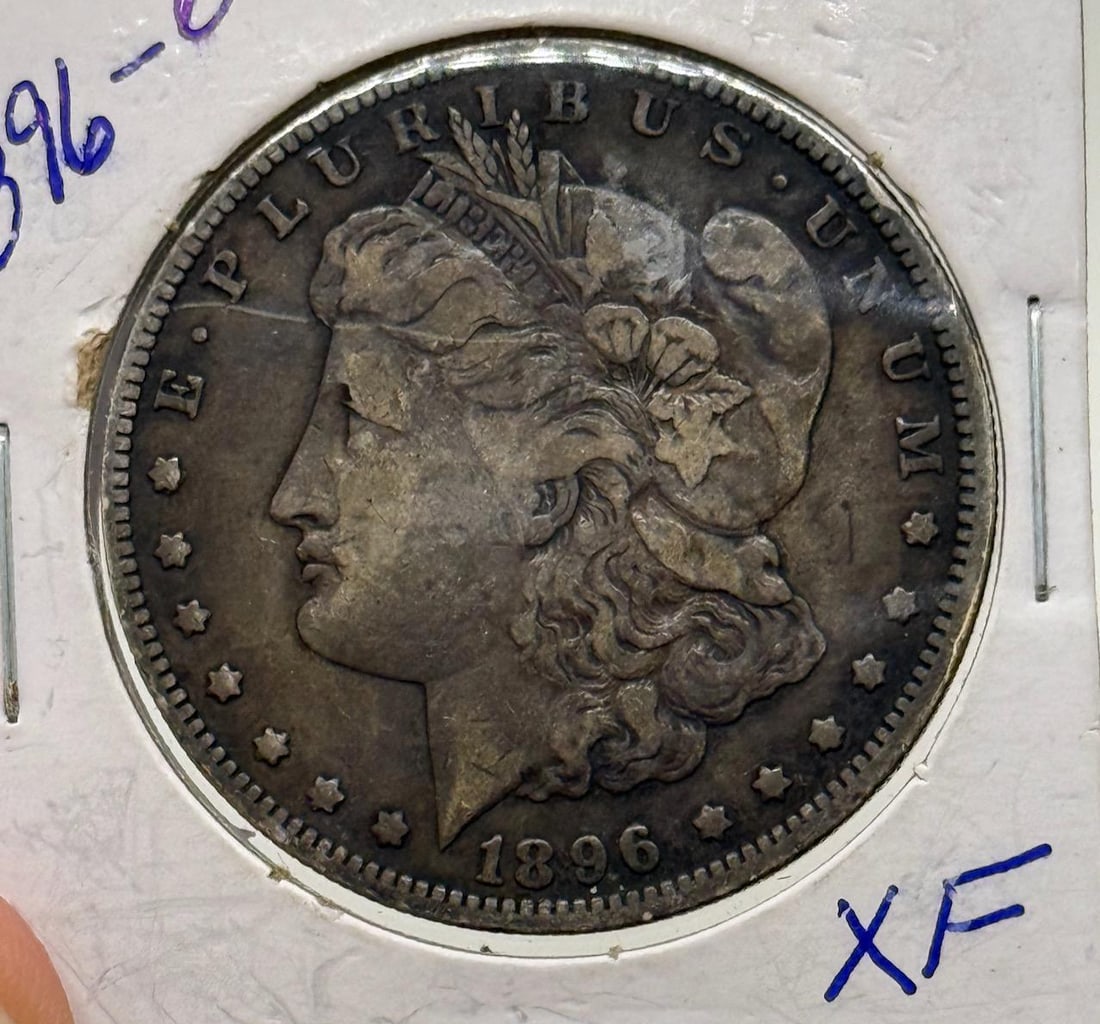 1896-O Morgan Dollar Coin, United States, 90% Silver: IMPORTANT, WE ONLY ACCEPT CREDIT CARDS UP TO $500 FOR ONLINE COIN PURCHASES. YOU CAN PAY ACH THROUGH PROXIBID, OR YOU CAN SEND A WIRE OR CERTIFIED CHECK. WE WILL HOLD ALL SHIPPING OF COINS FOR 10 DAYS