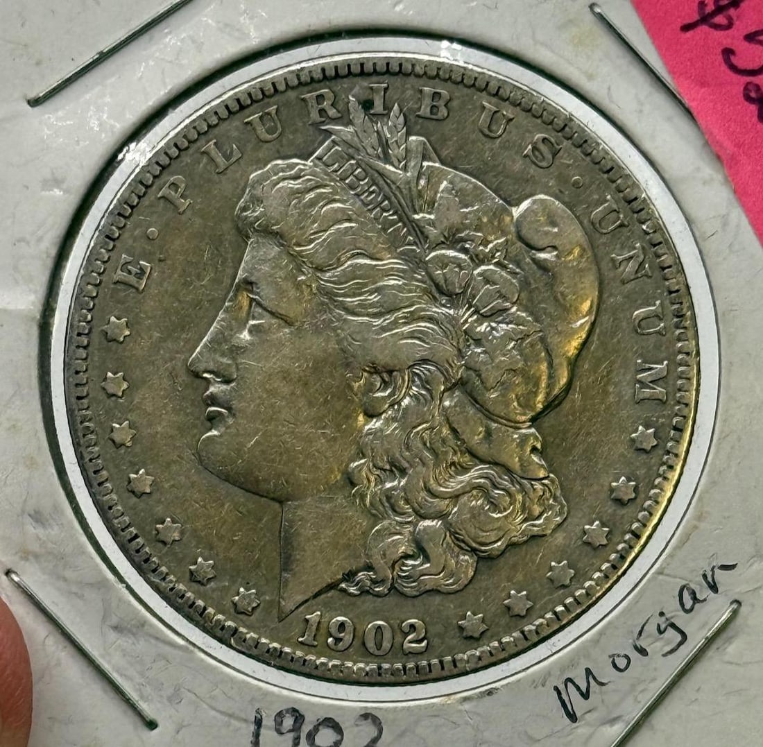 1902 Morgan Dollar Coin, United States, 90% Silver: IMPORTANT, WE ONLY ACCEPT CREDIT CARDS UP TO $500 FOR ONLINE COIN PURCHASES. YOU CAN PAY ACH THROUGH PROXIBID, OR YOU CAN SEND A WIRE OR CERTIFIED CHECK. WE WILL HOLD ALL SHIPPING OF COINS FOR 10 DAYS