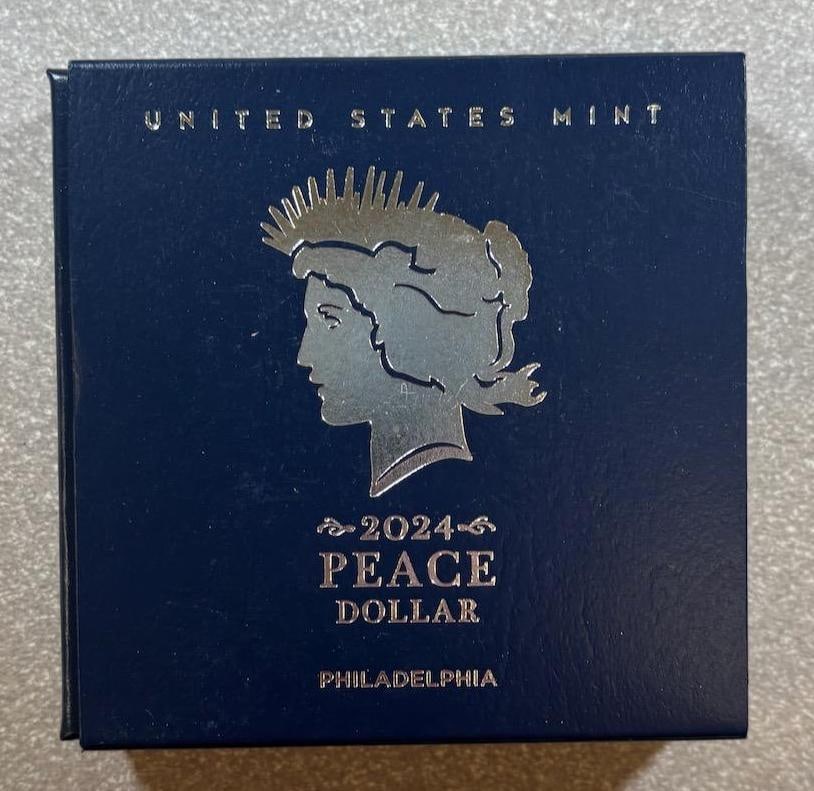 2024 United States Mint Peace Dollar, Silver, Philadelphia Mint (1 of 5)