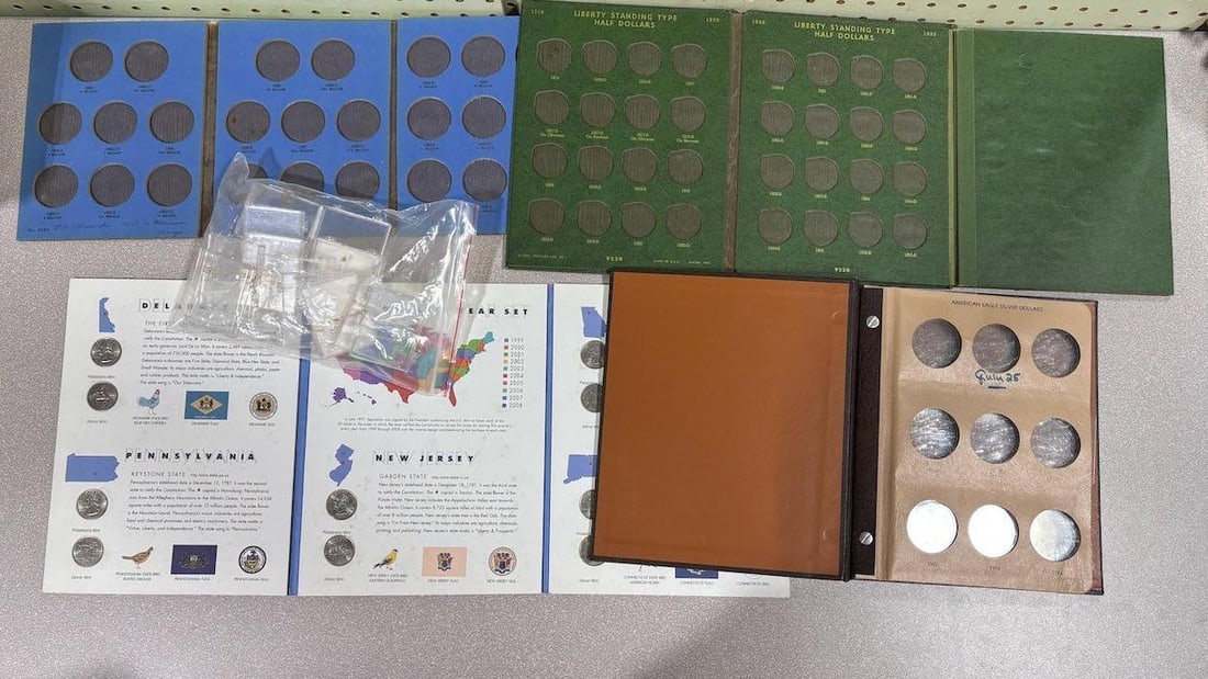 Asst. Coin Folders, including a Dansco Album (1 of 1)