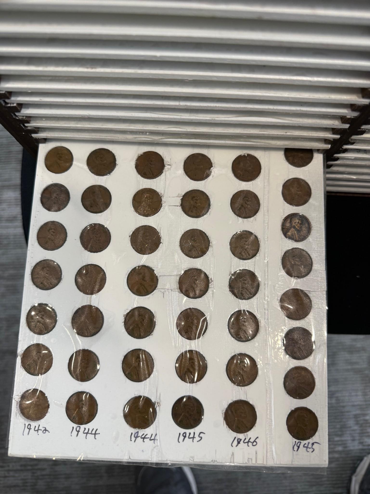 Wheat Pennies Collection, various years, 2240 Coins, Includes Canadian Bird Pennies: IMPORTANT, WE ONLY ACCEPT CREDIT CARDS UP TO $500 FOR ONLINE COIN PURCHASES. YOU CAN PAY ACH THROUGH PROXIBID, OR YOU CAN SEND A WIRE OR CERTIFIED CHECK. WE WILL HOLD ALL SHIPPING OF COINS FOR 10 DAYS
