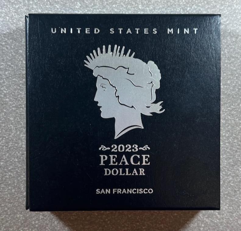 2023 United States Mint Peace Dollar, San Francisco Mint, Silver (1 of 3)