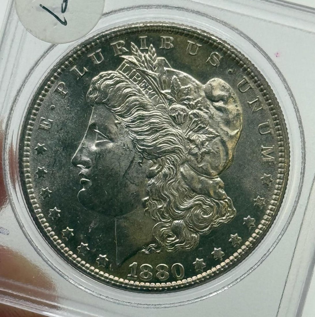 1880-S Morgan Silver Dollar, San Francisco Mint, 90% Silver: IMPORTANT, WE ONLY ACCEPT CREDIT CARDS UP TO $500 FOR ONLINE COIN PURCHASES. YOU CAN PAY ACH THROUGH PROXIBID, OR YOU CAN SEND A WIRE OR CERTIFIED CHECK. WE WILL HOLD ALL SHIPPING OF COINS FOR 10 DAYS