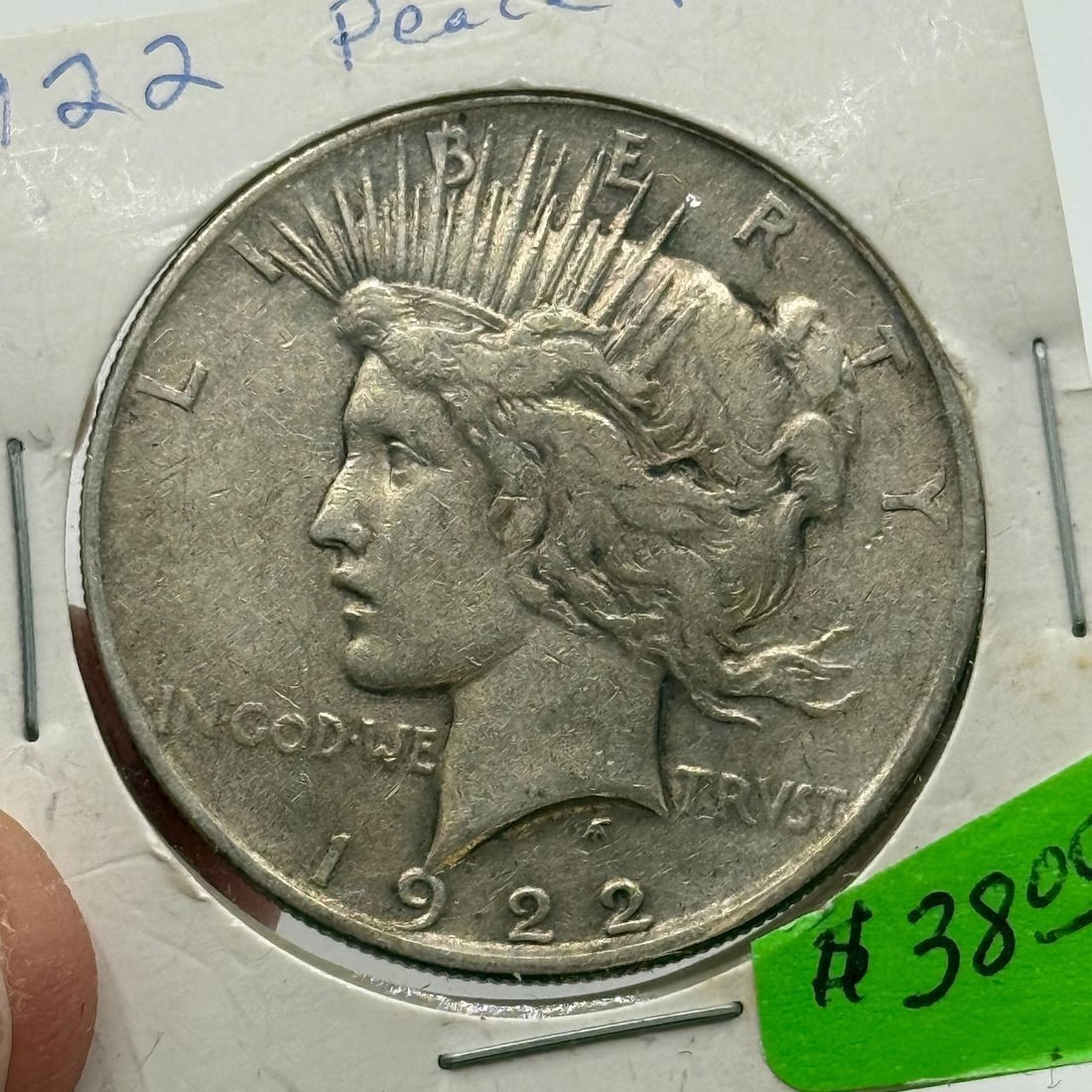 1922 Peace Dollar, United States, 90% Silver: IMPORTANT, WE ONLY ACCEPT CREDIT CARDS UP TO $500 FOR ONLINE COIN PURCHASES. YOU CAN PAY ACH THROUGH PROXIBID, OR YOU CAN SEND A WIRE OR CERTIFIED CHECK. WE WILL HOLD ALL SHIPPING OF COINS FOR 10 DAYS