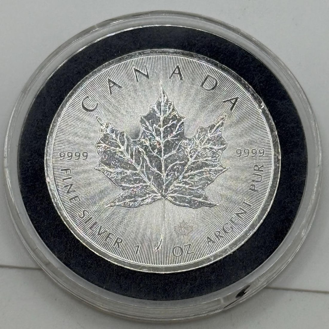 2015 Canada Silver Maple Leaf Coin, 1 oz, 99.99% Purity, $5 Face Value (1 of 2)