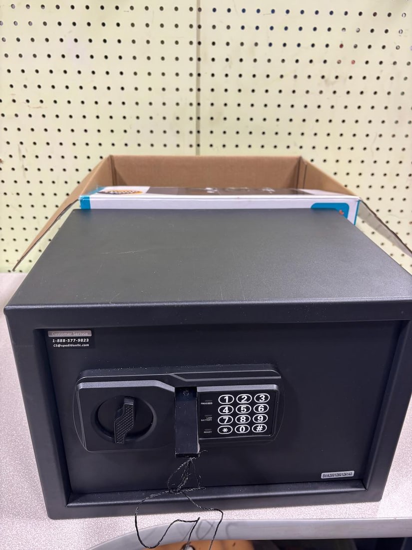 SentrySafe X055 Medium Digital Safe, 0.57 Cubic Feet, Black: IMPORTANT, WE ONLY ACCEPT CREDIT CARDS UP TO $500 FOR ONLINE COIN PURCHASES. YOU CAN PAY ACH THROUGH PROXIBID, OR YOU CAN SEND A WIRE OR CERTIFIED CHECK. WE WILL HOLD ALL SHIPPING OF COINS FOR 10 DAYS