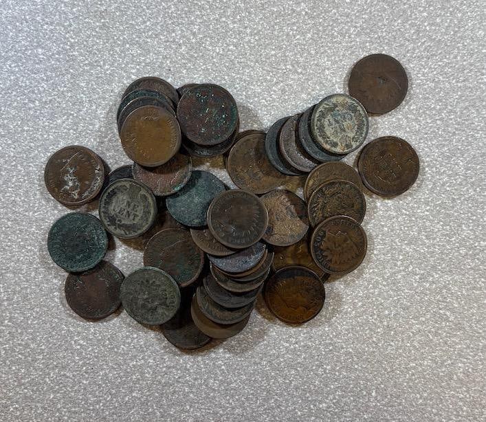 Approx 45 asst date Indianhead Cents: IMPORTANT, WE ONLY ACCEPT CREDIT CARDS UP TO $500 FOR ONLINE COIN PURCHASES. YOU CAN PAY ACH THROUGH PROXIBID, OR YOU CAN SEND A WIRE OR CERTIFIED CHECK. WE WILL HOLD ALL SHIPPING OF COINS FOR 10 DAYS